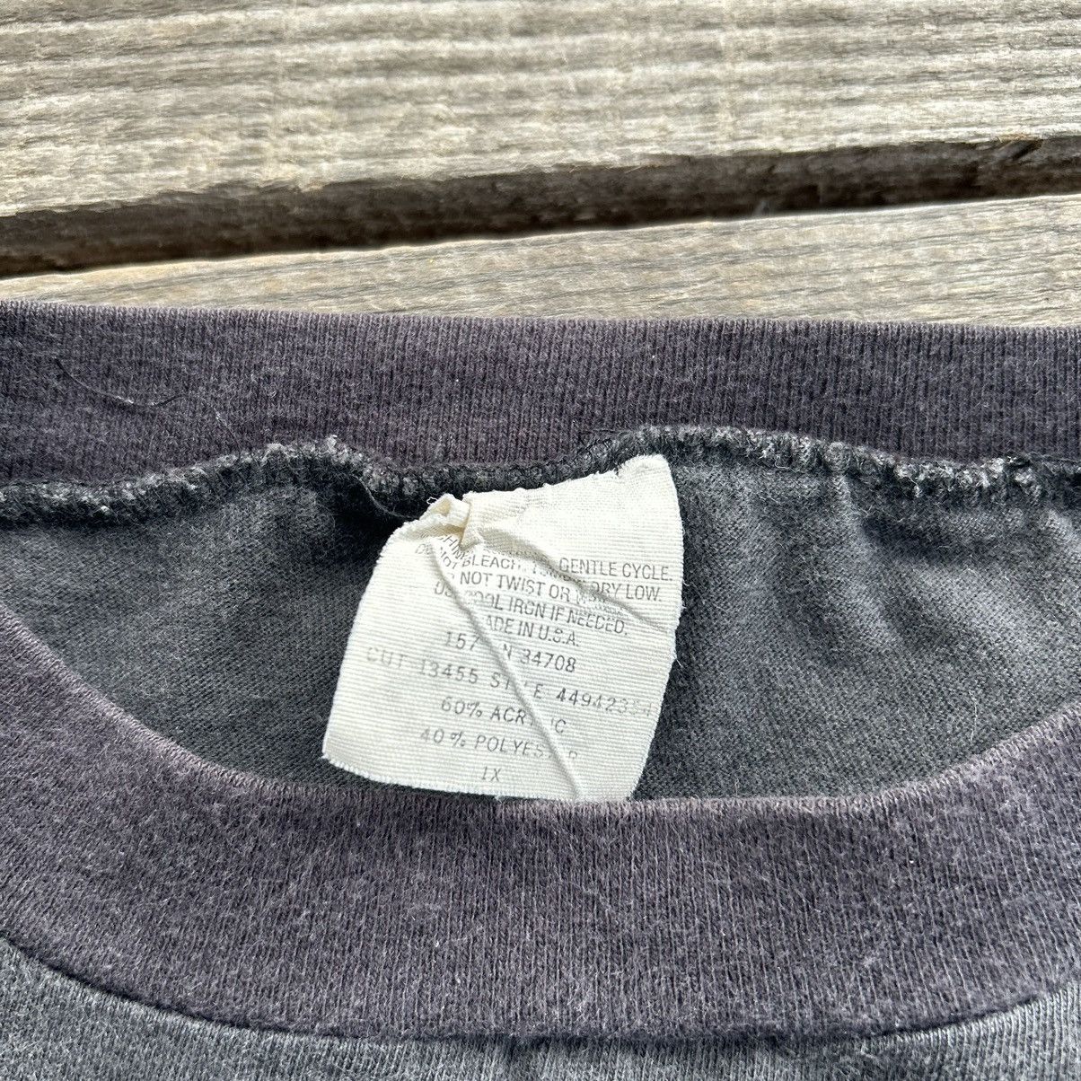 Vintage Vintage 90s Wolf Nature Lightning Boxy Fit Faded T Shirt Size US XL / EU 56 / 4 - 5 Thumbnail