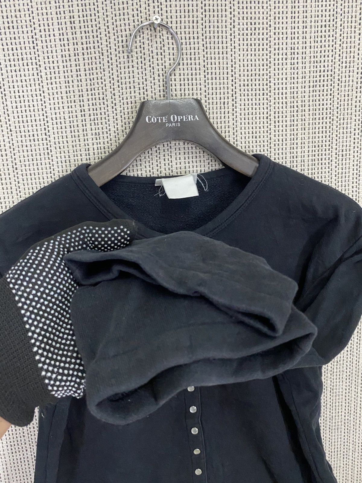 Designer × Vintage × agnes b. 🔥ICONIC🔥Vintage agnes b crop cardigan snap button Size L / US 10 / IT 46 - 8 Thumbnail
