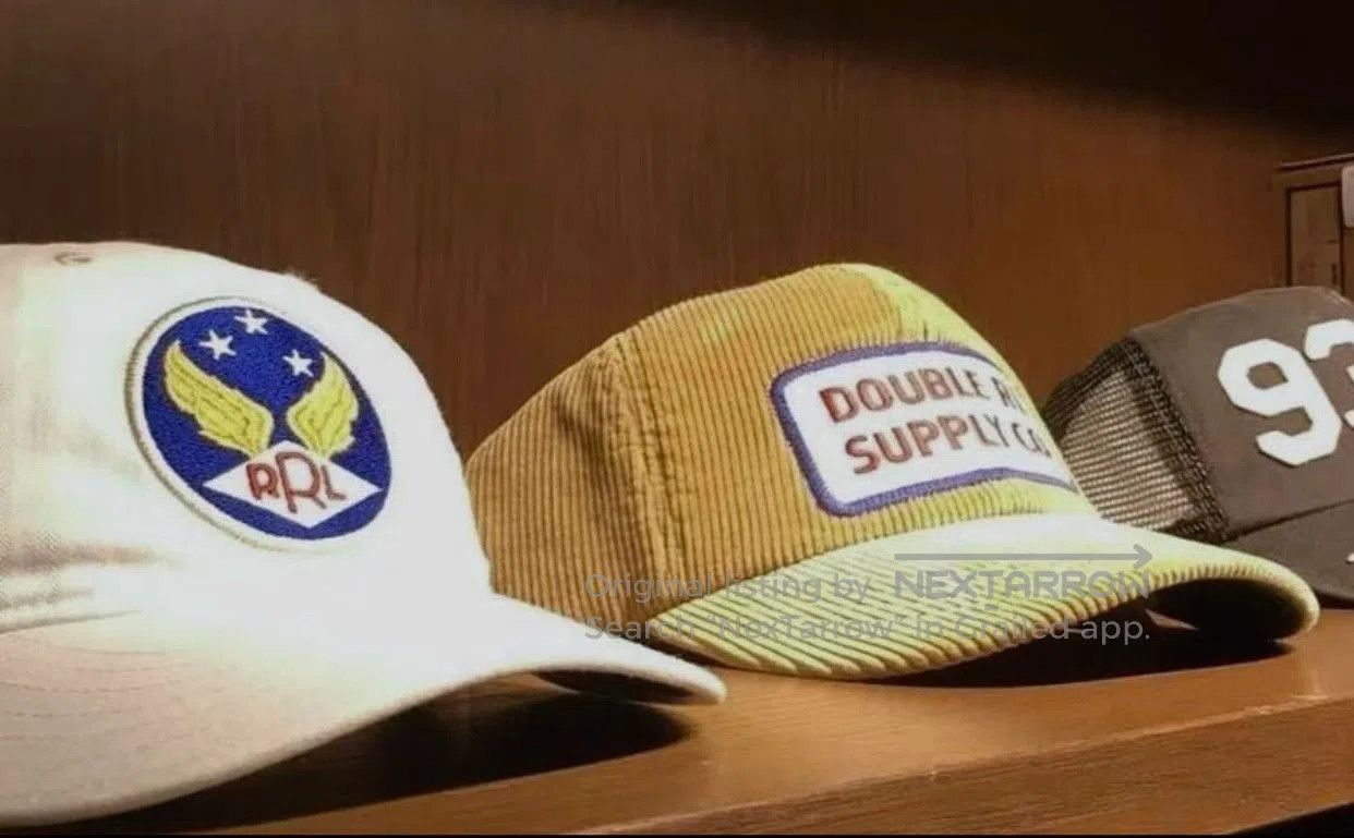 RRL Ralph Lauren RRL White Angel Wing Baseball Cap. Size ONE SIZE - 8 Thumbnail