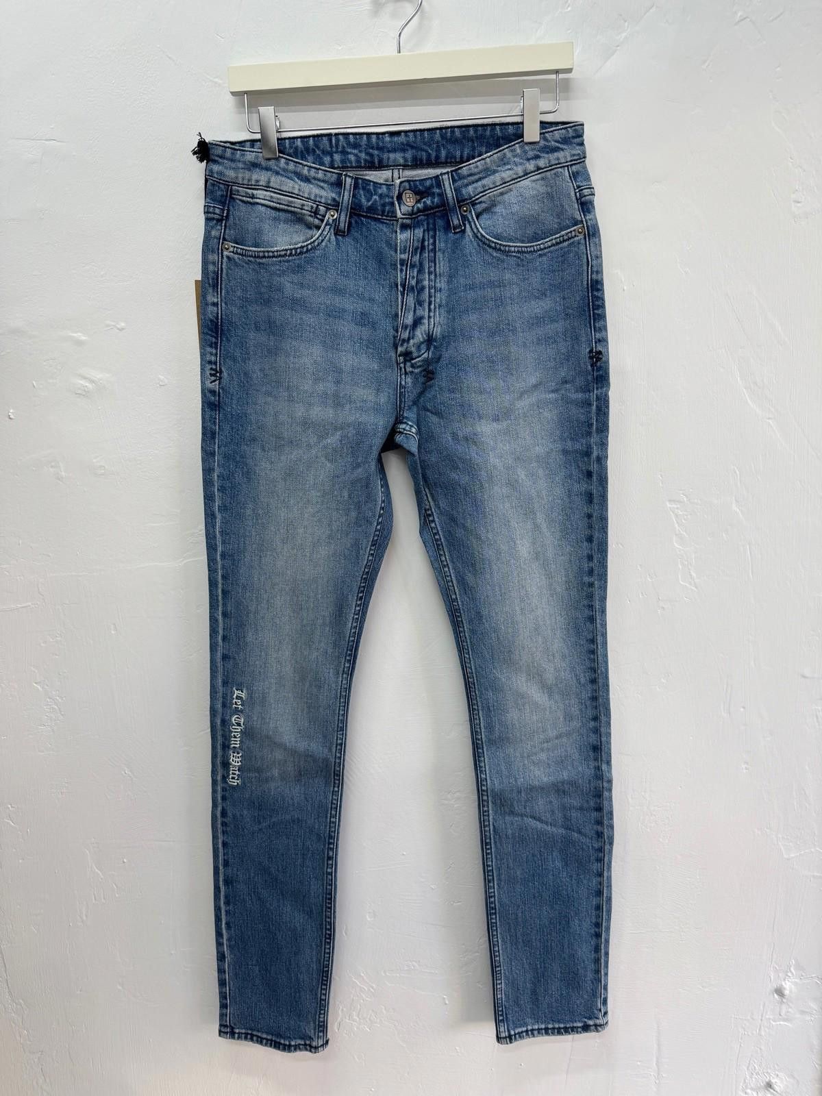 new Ksubi mens denim jeans van winkle blue relik 32