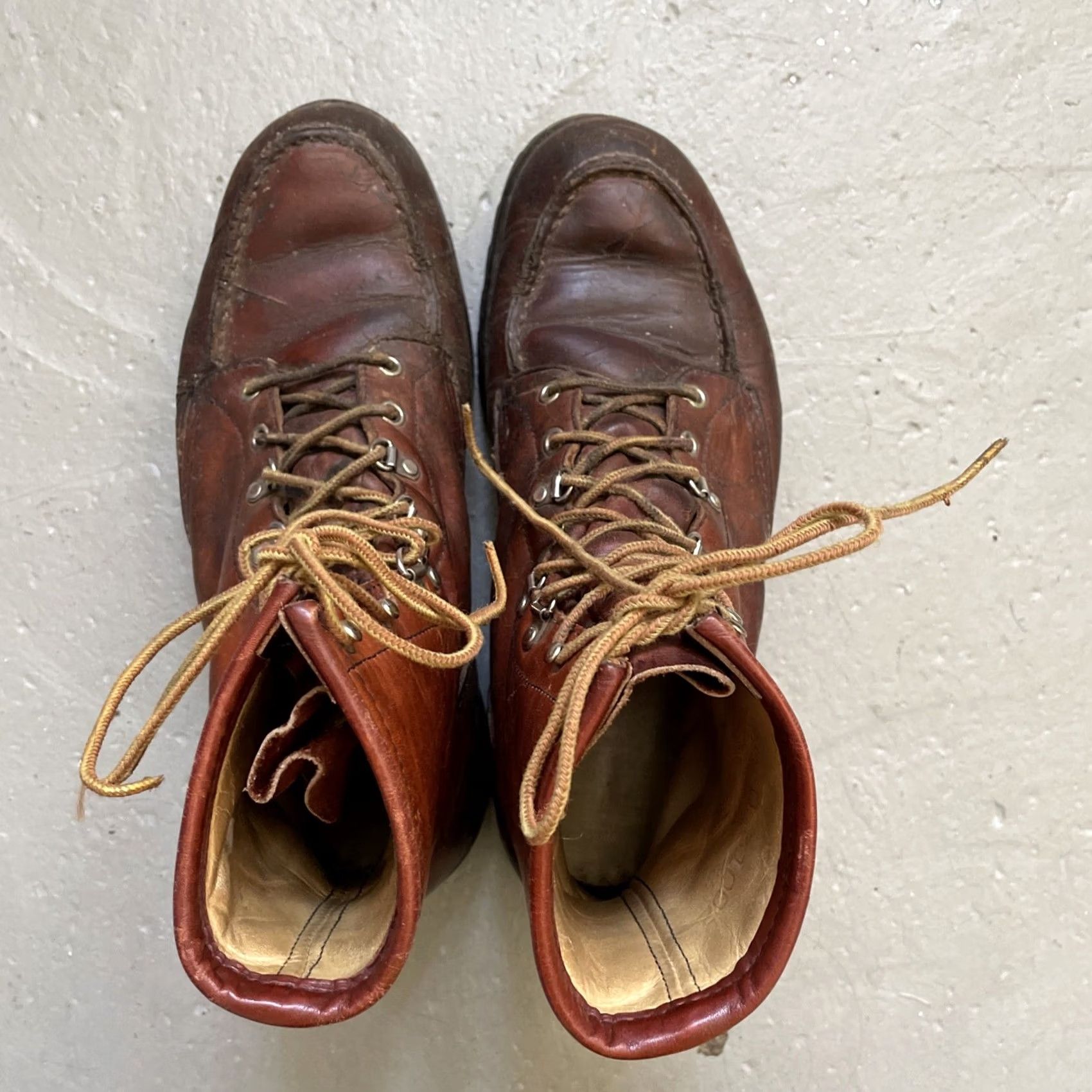 Vintage VINTAGE Red Wing Irish Setter Sport Moc Toe Leather Work Logging Boots USA 10.5 Size US 11 / EU 44 - 6 Thumbnail