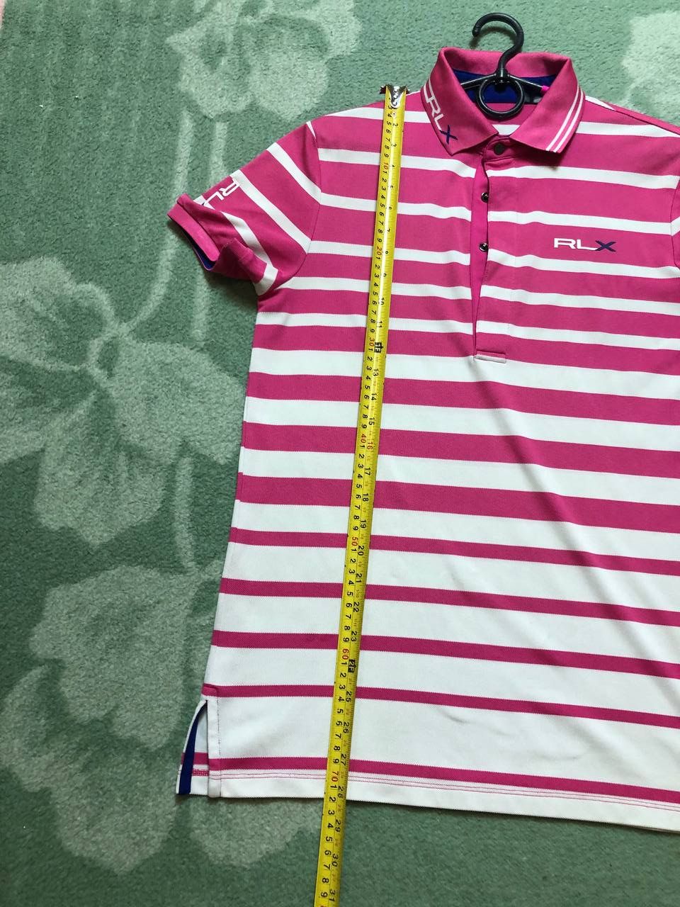 Polo Ralph Lauren Vintage Polo RLX Ralph Lauren Polo Pink Print Striped Size US M / EU 48-50 / 2 - 12 Thumbnail
