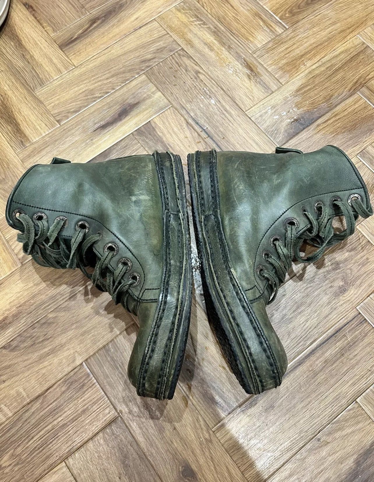 James Kearns James Kearns Handmade Green Horse Leather UK Size 9 Size US 9 / EU 42 - 3 Thumbnail