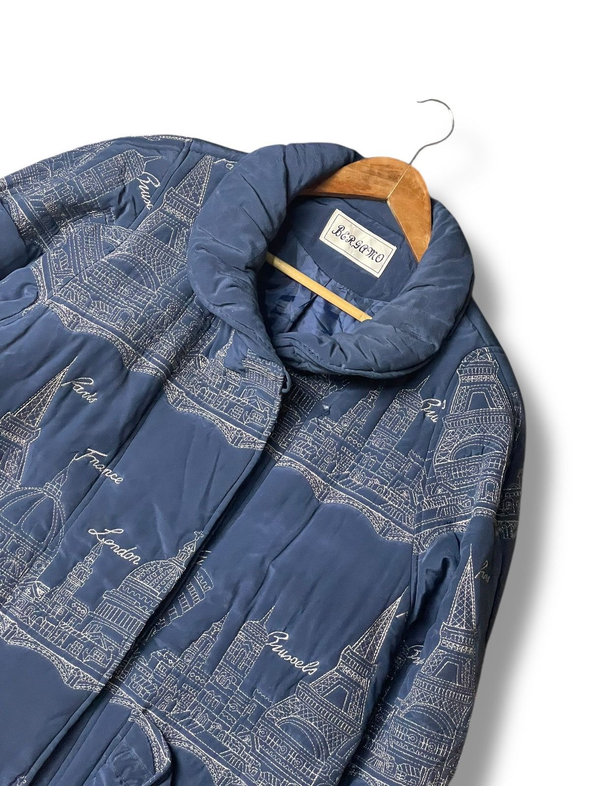 Bergamo New York × Japanese Brand × Vintage BERGAMO New York Hidden Button Light Jacket (111) Size US XS / EU 42 / 0 - 4 Thumbnail