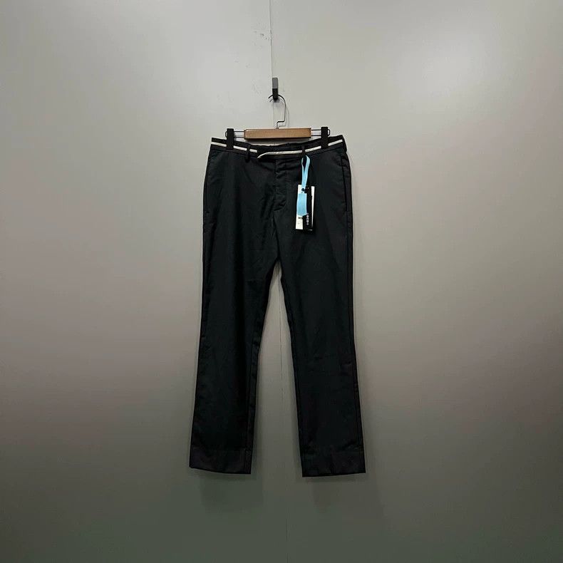 Dior Dior Black belt trousers 2502-Nextarrow Size 46R - 1 Thumbnail