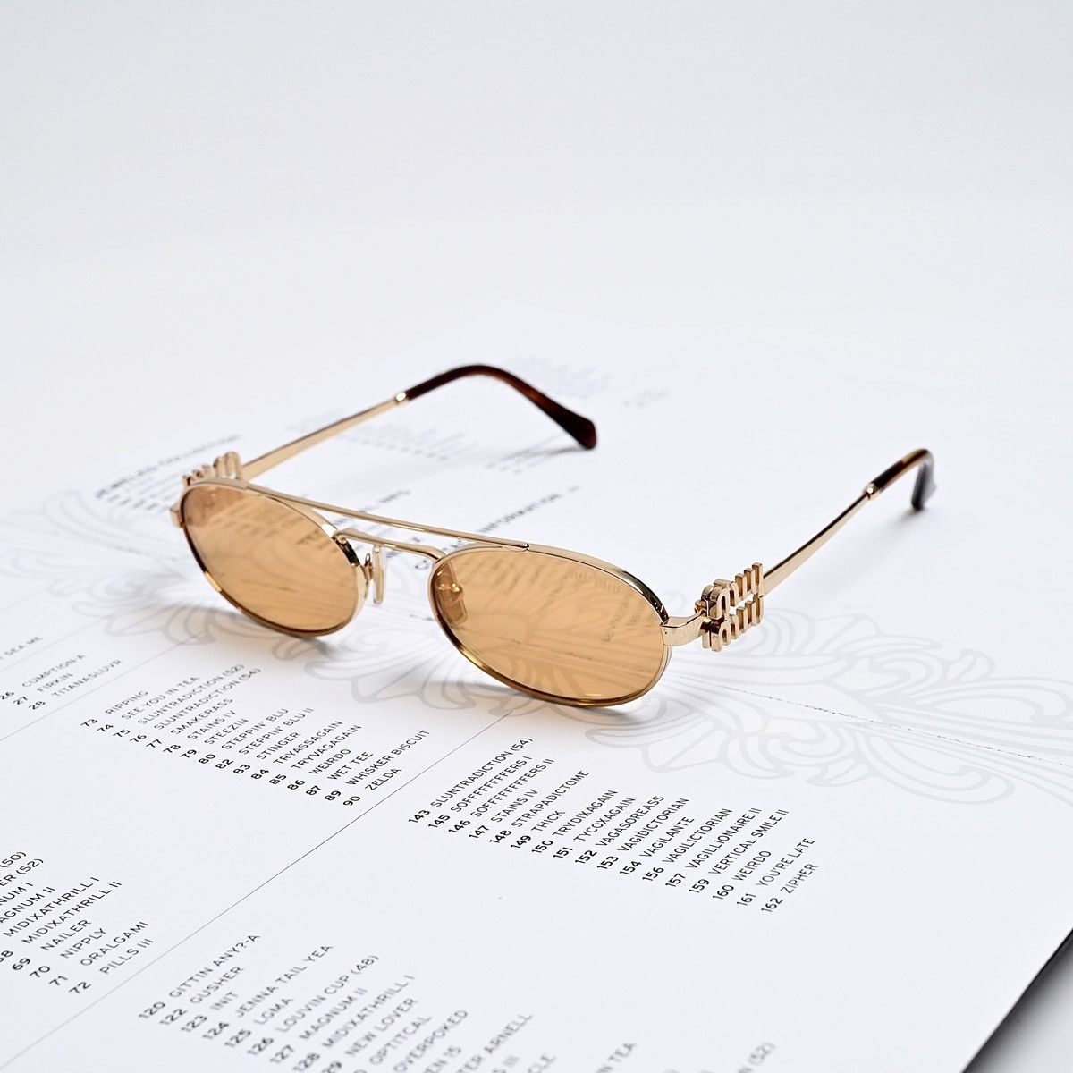 Miu Miu MIU MIU 0MU 54ZS SUNGLASSES Size ONE SIZE - 1 Thumbnail