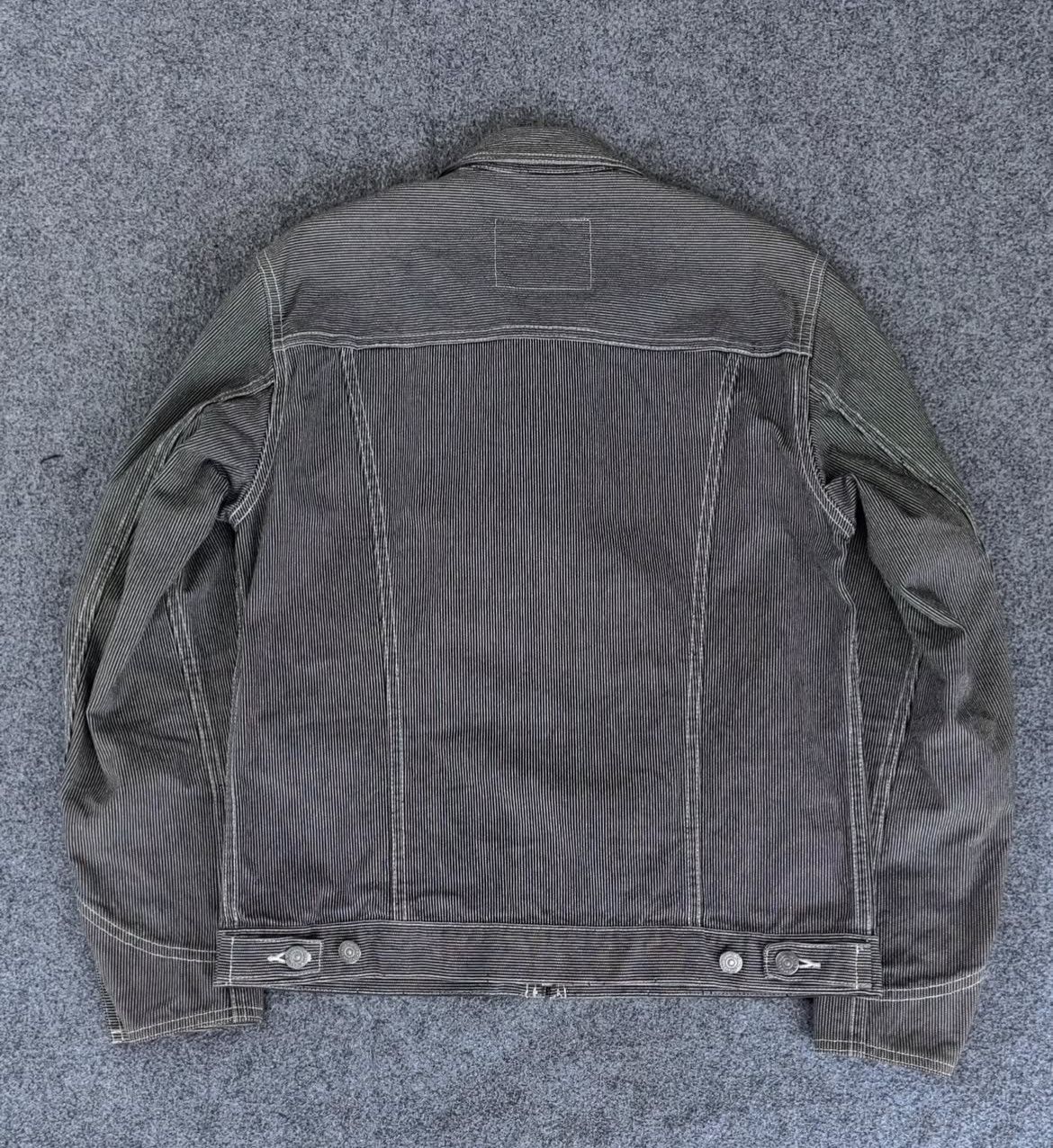 The Flat Head 2000s Flat Head Hickory Striped Work Jacket Size US M / EU 48-50 / 2 - 6 Thumbnail