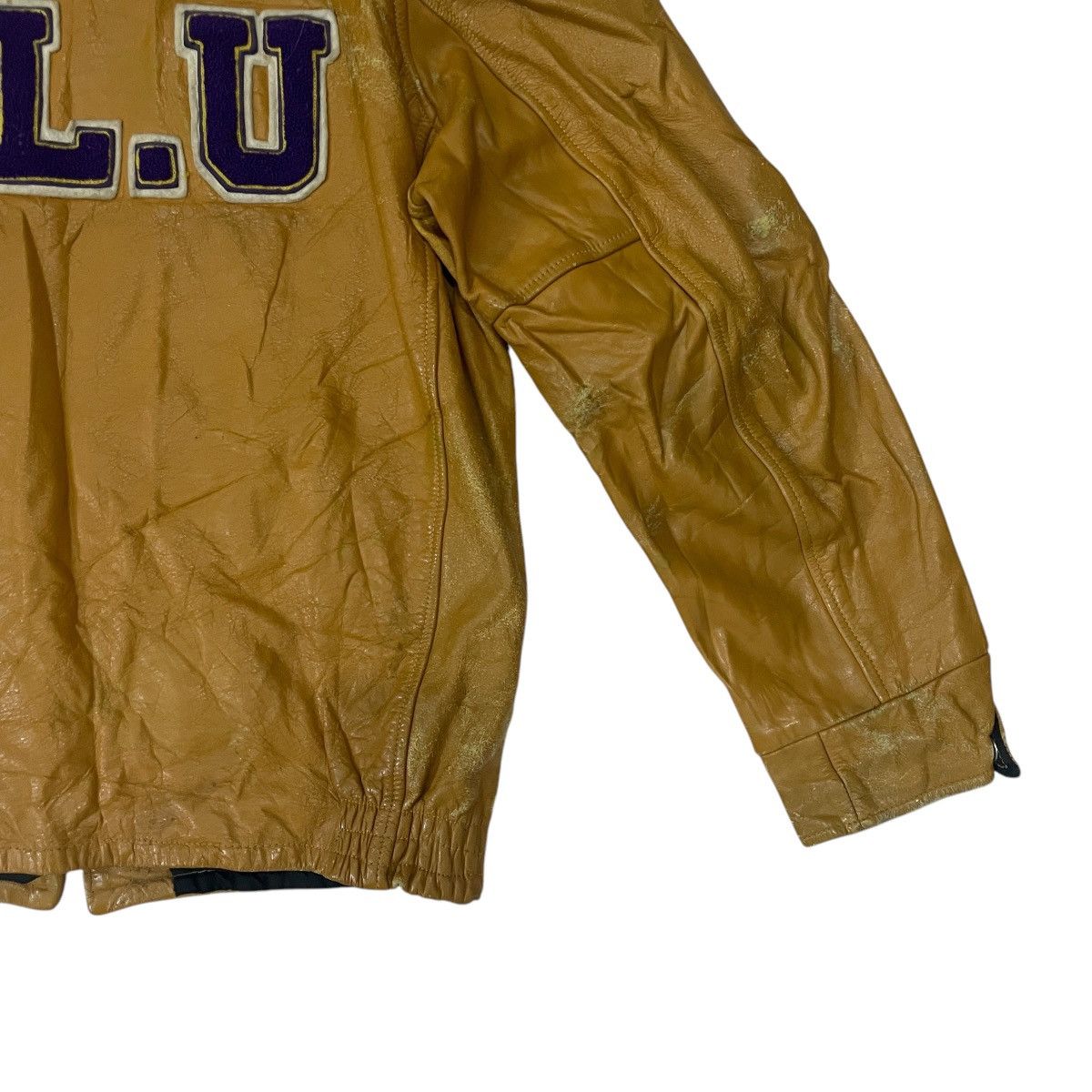 Vintage Vintage 80s Laurier University Leather Jacket Size US M / EU 48-50 / 2 - 4 Thumbnail
