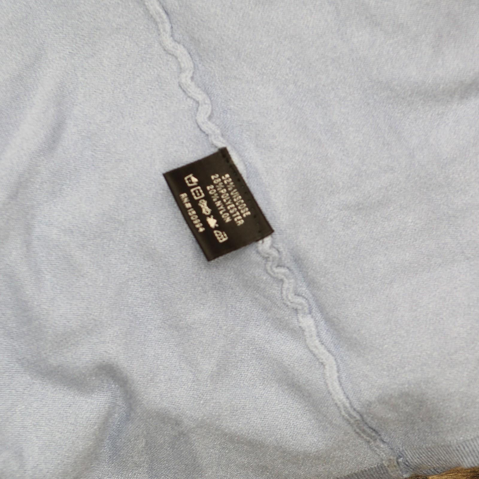 Baldinini Belldini Belted Duster Cardigan Sweater Chambray Blue 1x Size XL / US 12-14 / IT 48-50 - 4 Thumbnail