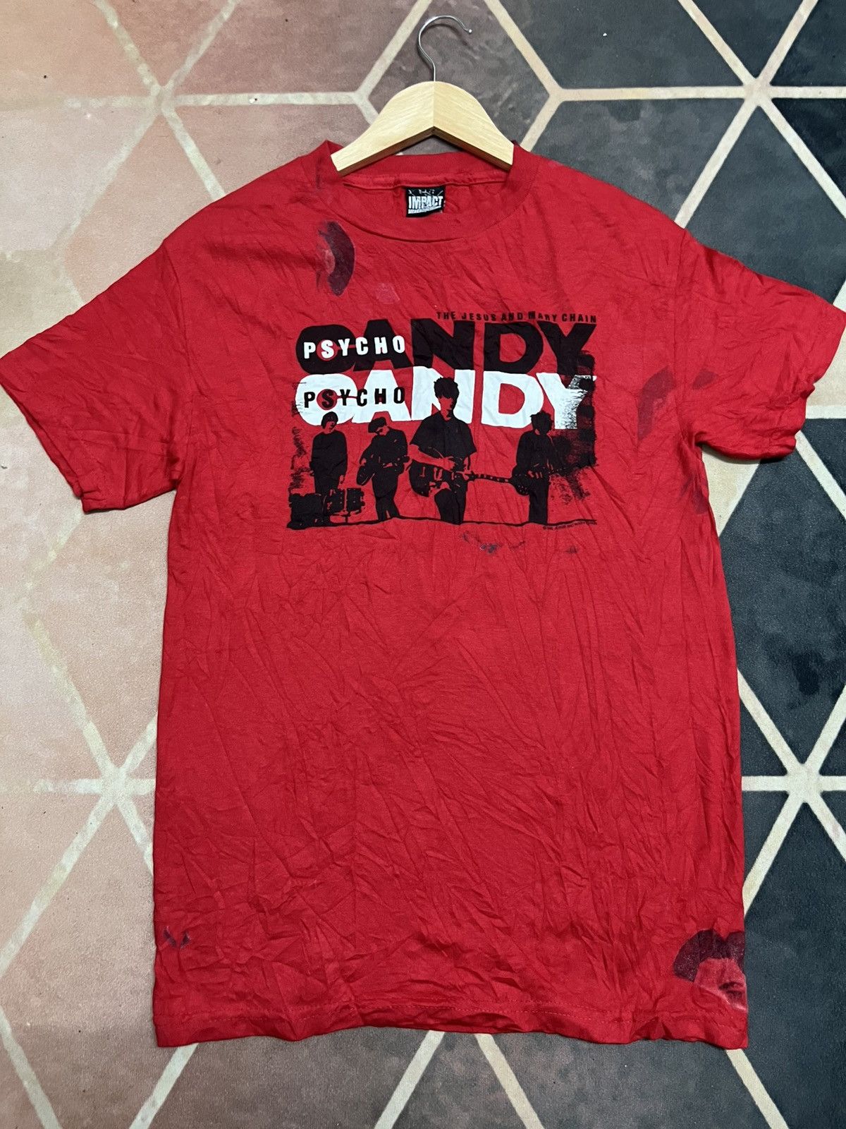 Band Tees 💥Vintage Y2K Shoegaze THE JESUS AND MARY CHAIN Psycho Candy Size US S / EU 44-46 / 1 - 11 Thumbnail