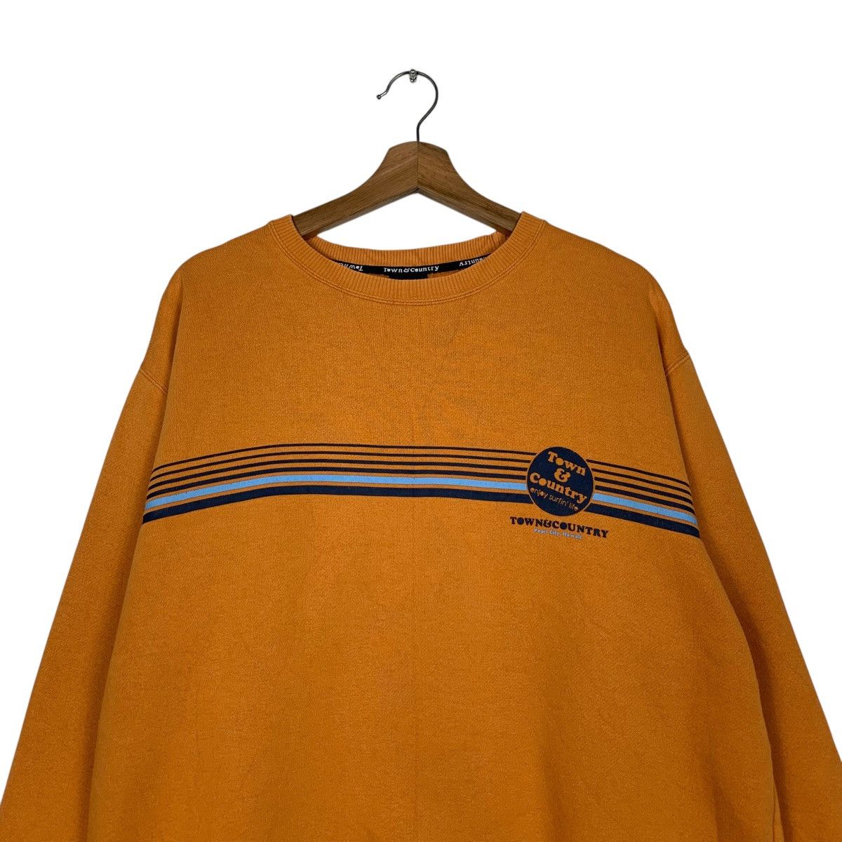 Japanese Brand TOWN & COUNTRY Enjoy Surfin Life Sweatshirt #2394-C107 Size US M / EU 48-50 / 2 - 5 Thumbnail