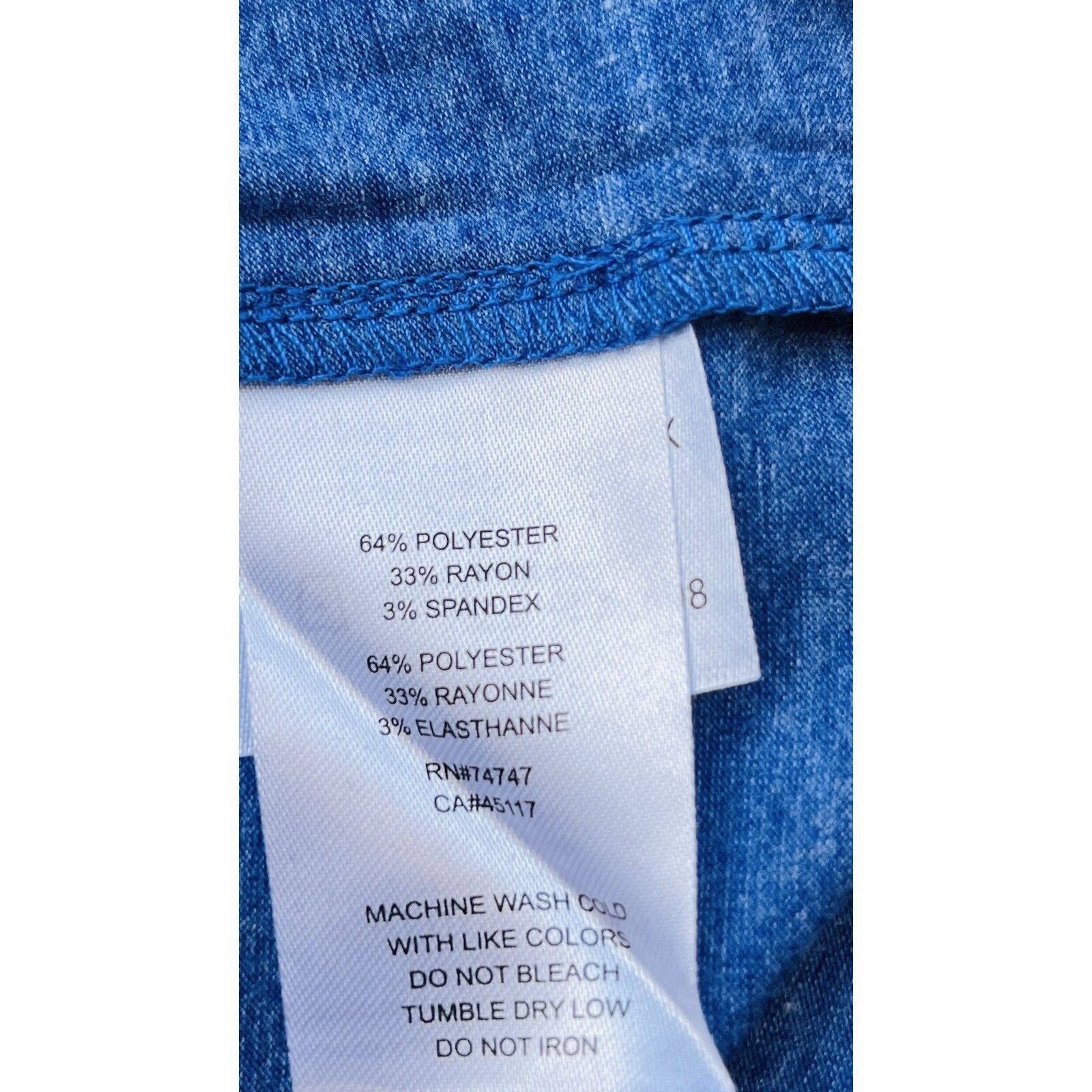 Other Natural Reflection Women’s Mazarene Blue Shirt Sleep Loungew Size XXL / US 16-18 / IT 52-54 - 4 Thumbnail