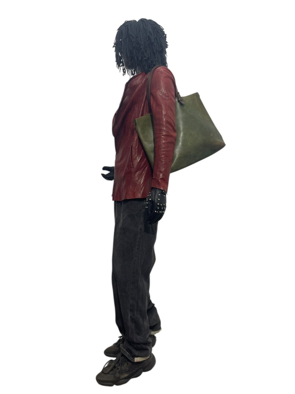 Genuine Leather Full Leather Patina Green Alto Japan Tote Shoulder Bag 2🟩1 Size ONE SIZE - 3 Thumbnail