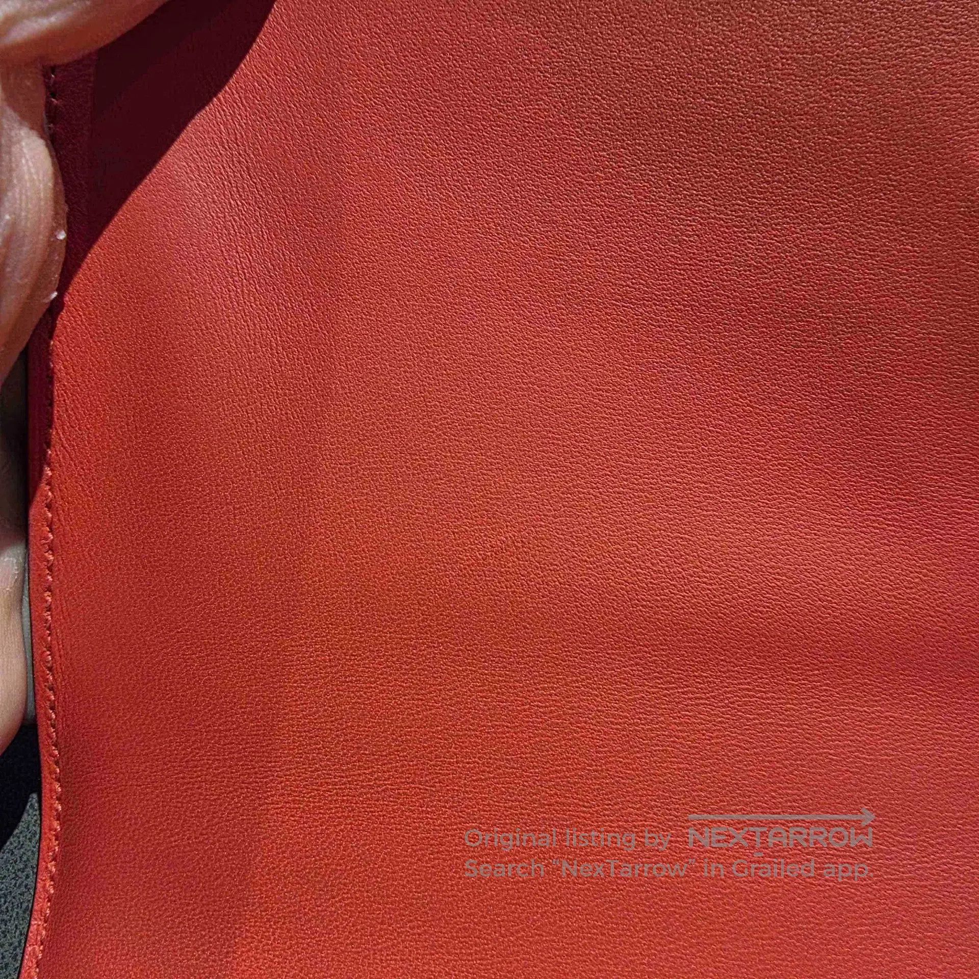 Hermes Hermes Verrou Red Pistol Bag with Door Lock and Silver Buc Size ONE SIZE - 5 Thumbnail