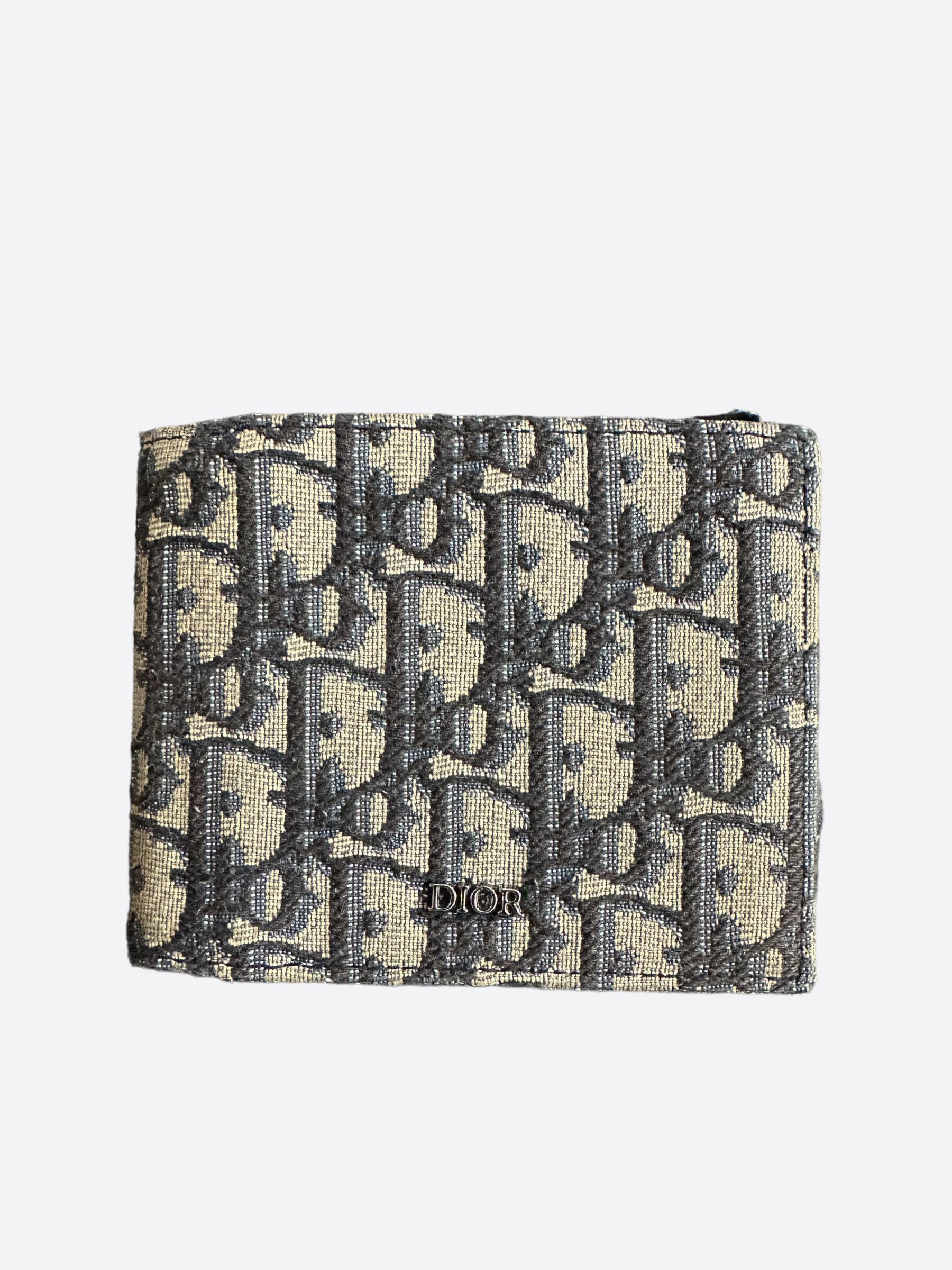 image of Dior Beige Oblique Wallet, Men's