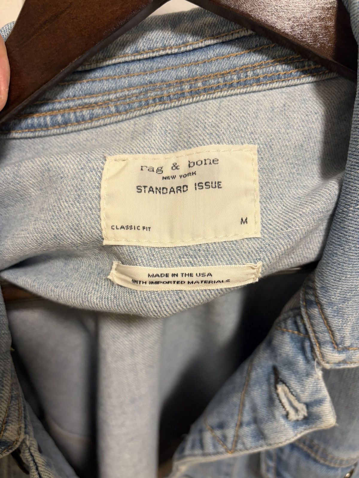 Rag & Bone Rag & Bone Denim Jacket Size Medium Size US M / EU 48-50 / 2 - 5 Thumbnail