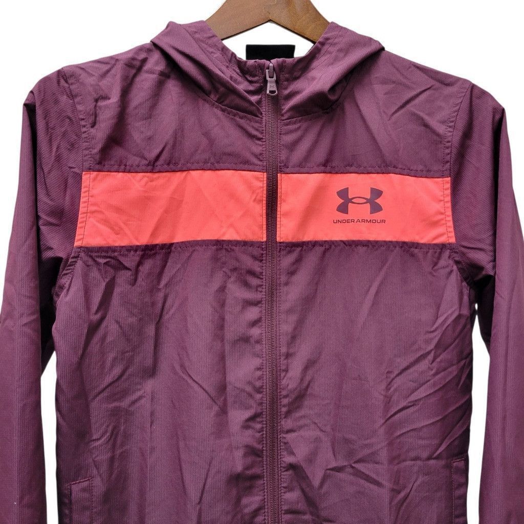 Under Armour Under Armour Full-Zip Windbreaker Hoodie Long-Sleeves Large Size US M / EU 48-50 / 2 - 6 Thumbnail