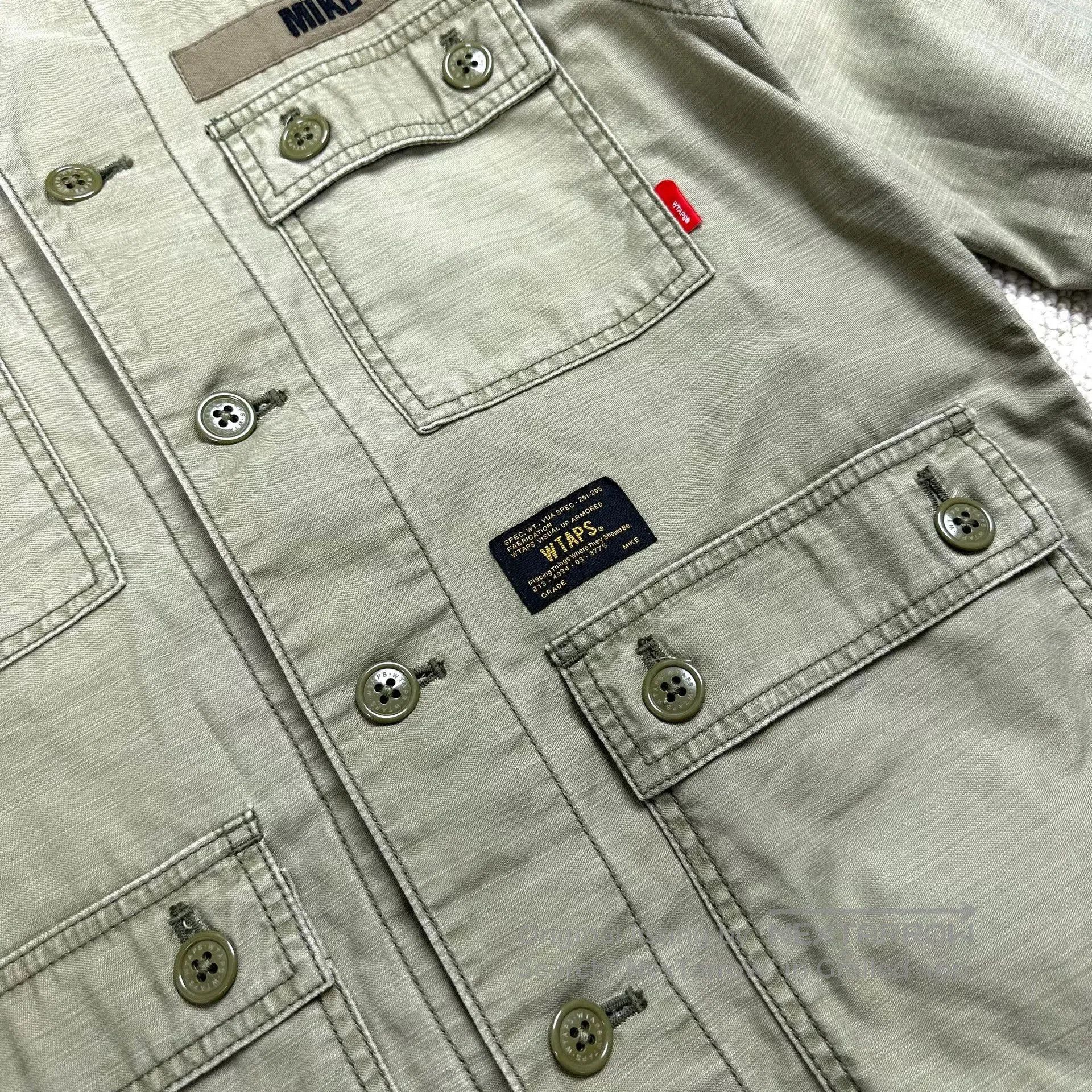 Wtaps WTAPS Olive Green Long Sleeve Shirt. Size US M / EU 48-50 / 2 - 4 Thumbnail