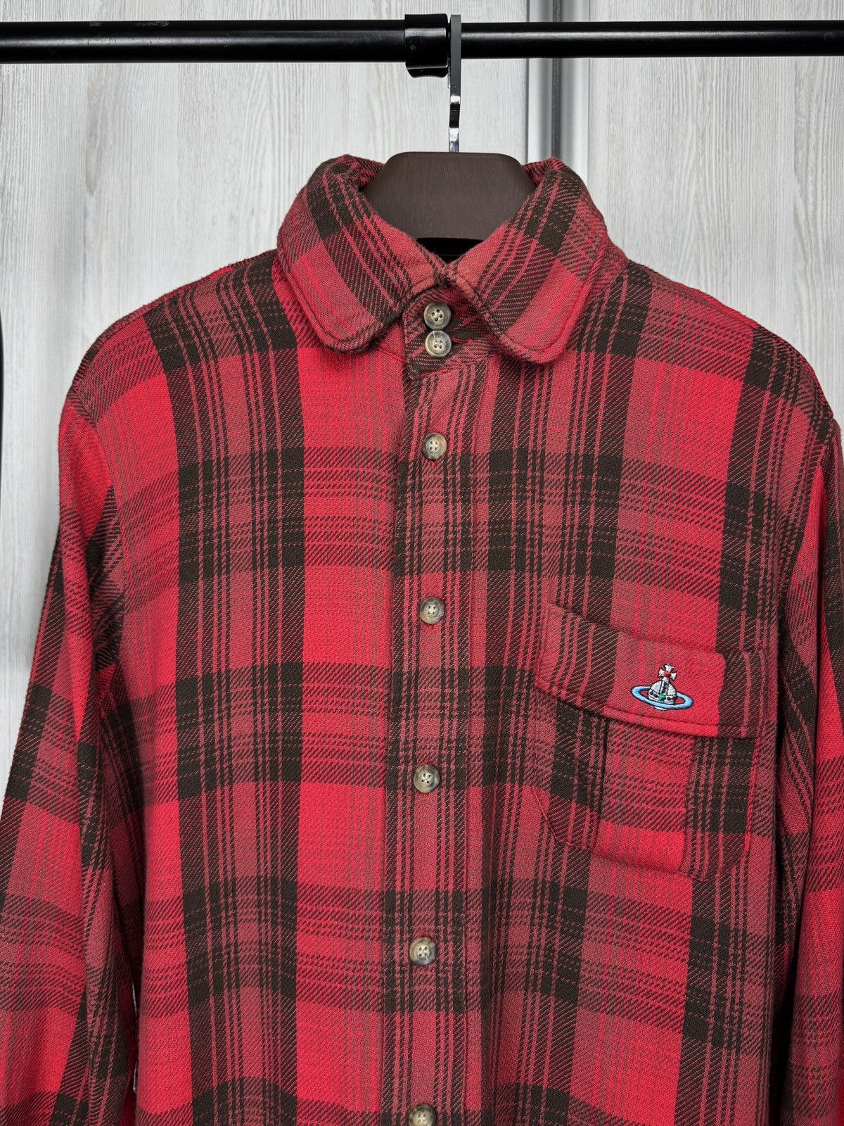 Vivienne Westwood VIVIENNE WESTWOOD ANGLOMANIA Mens Padded Details Shirt Size US M / EU 48-50 / 2 - 3 Thumbnail