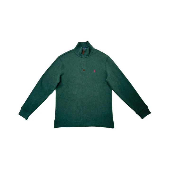Polo Ralph Lauren Polo Ralph Lauren Logo Embroidered Half-Zip Sweatshirt Size US L / EU 52-54 / 3 - 1 Thumbnail