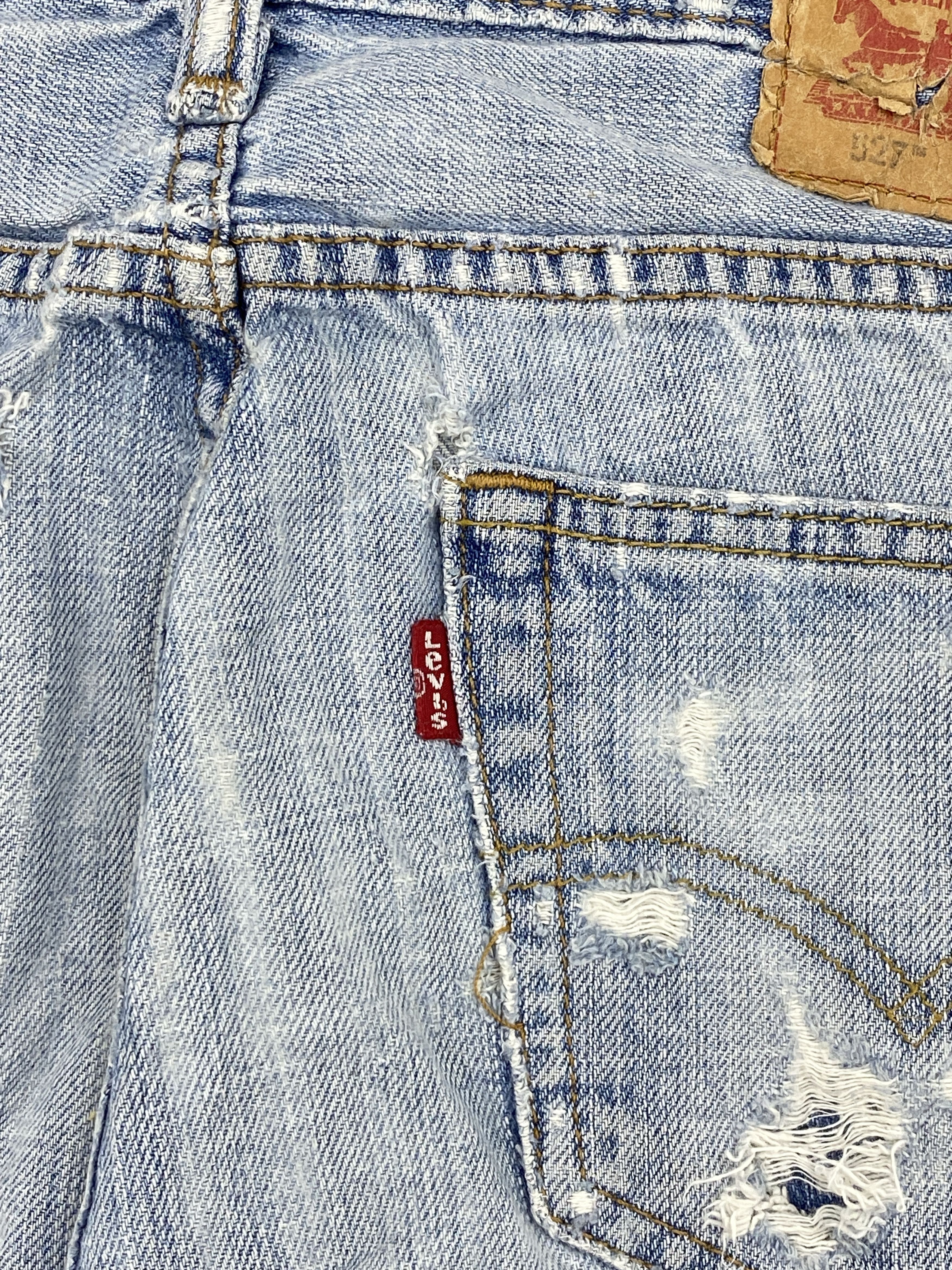 Levi's Distressed Vintage Levis 527 Flared Bootcut Denim DP2707 Size US 28 / EU 44 - 7 Thumbnail