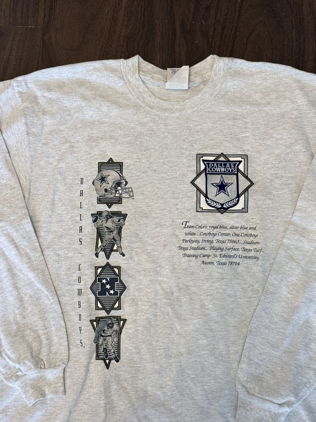 Nutmeg Vintage 90s NFL Dallas Cowboys Nutmeg Mills Graphic Tee Size US XL / EU 56 / 4 - 1 Thumbnail