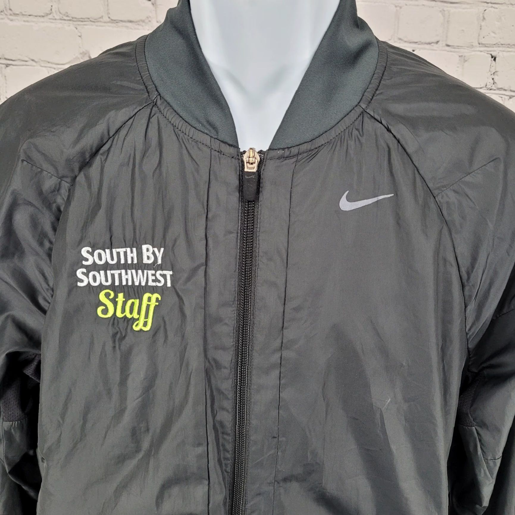 Nike Nike Jacket Windbreaker Black SXSW South By Southwest Staff Medium M Size US M / EU 48-50 / 2 - 7 Thumbnail