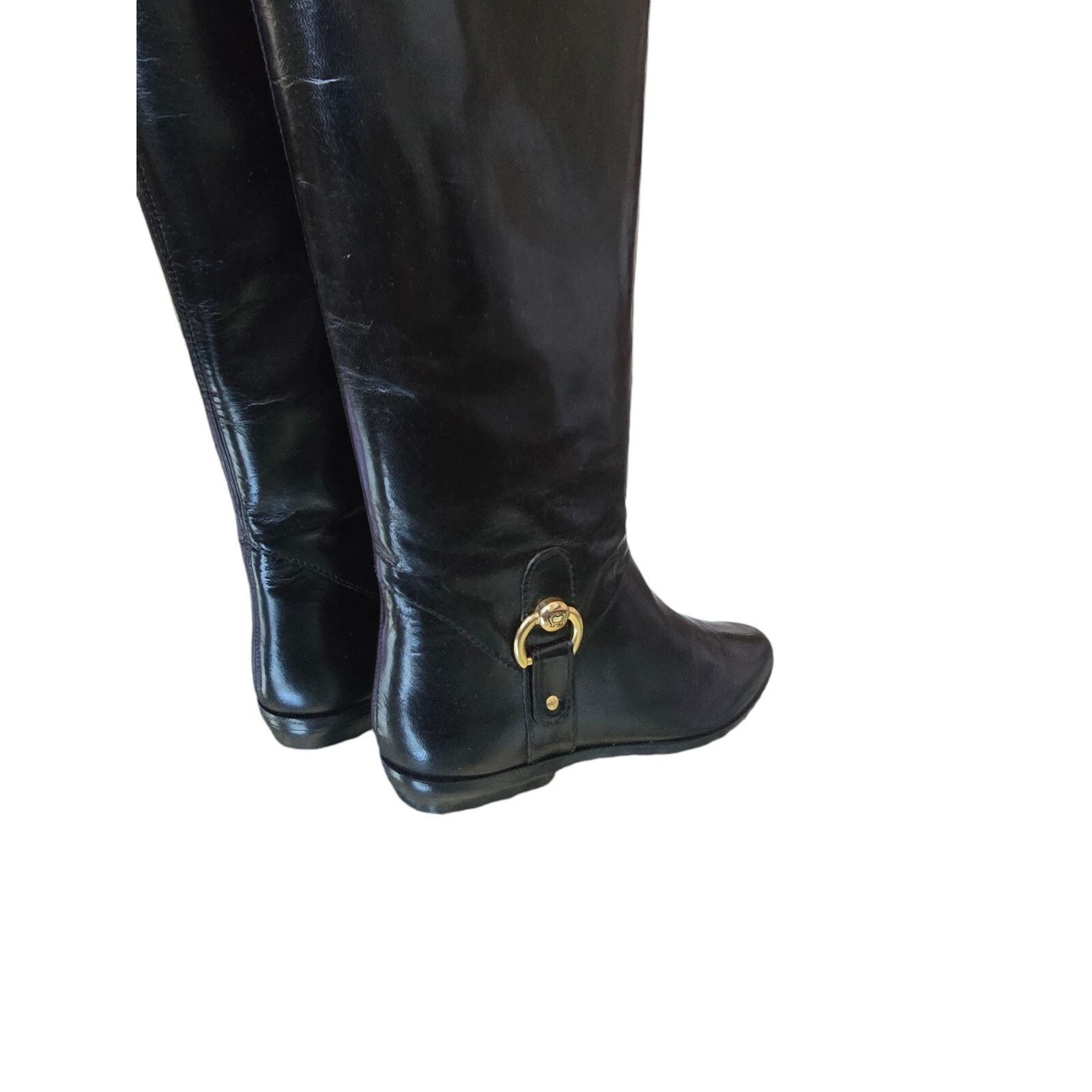 Etienne Aigner Vintage New black Leather Aigner Women's Boots Size 5 M Size US 5 / IT 35 - 22 Thumbnail