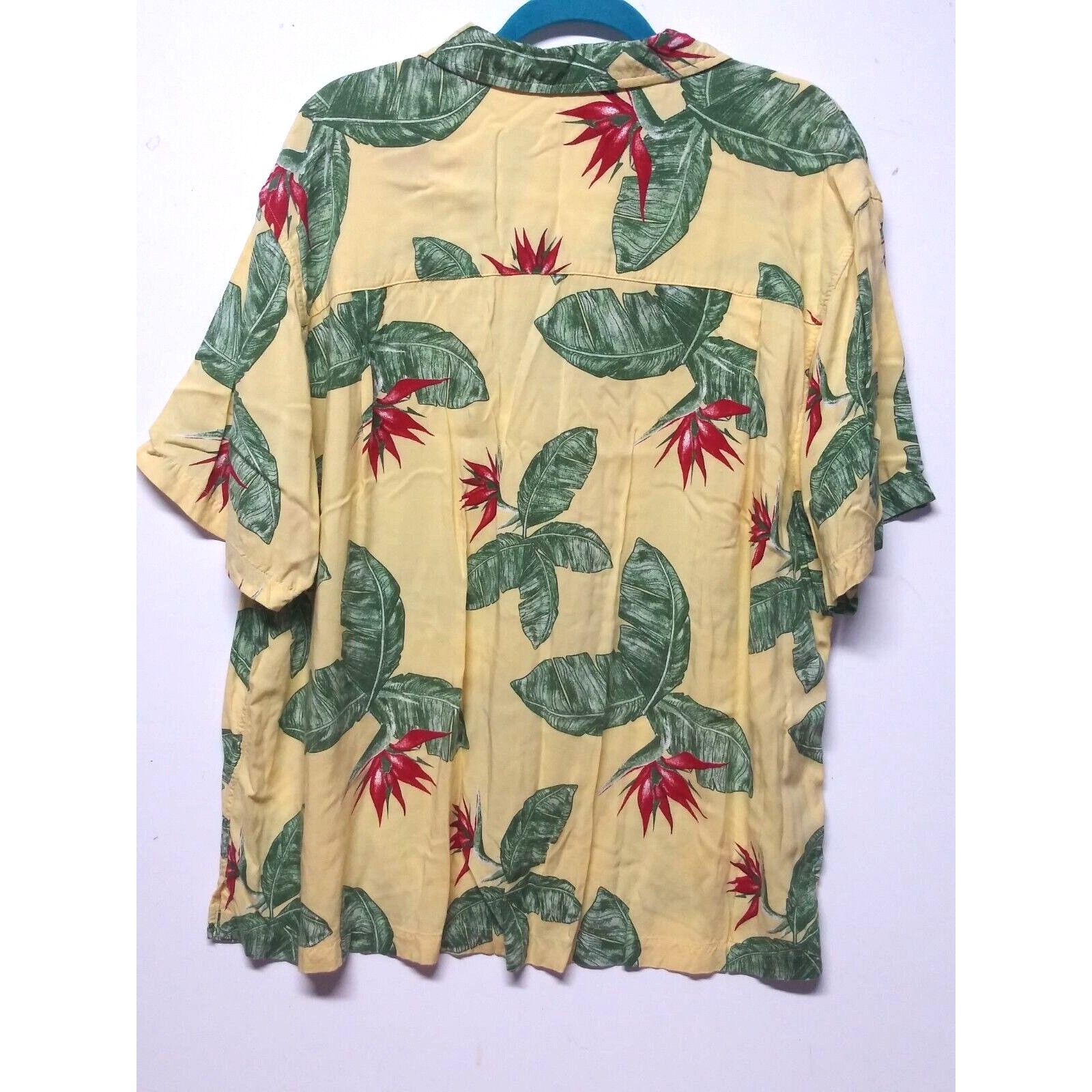 Vintage Scandia Woods Hawaiian Mens Shirt XXL Tropical BIRD OF PARAD Size US XXL / EU 58 / 5 - 2 Thumbnail