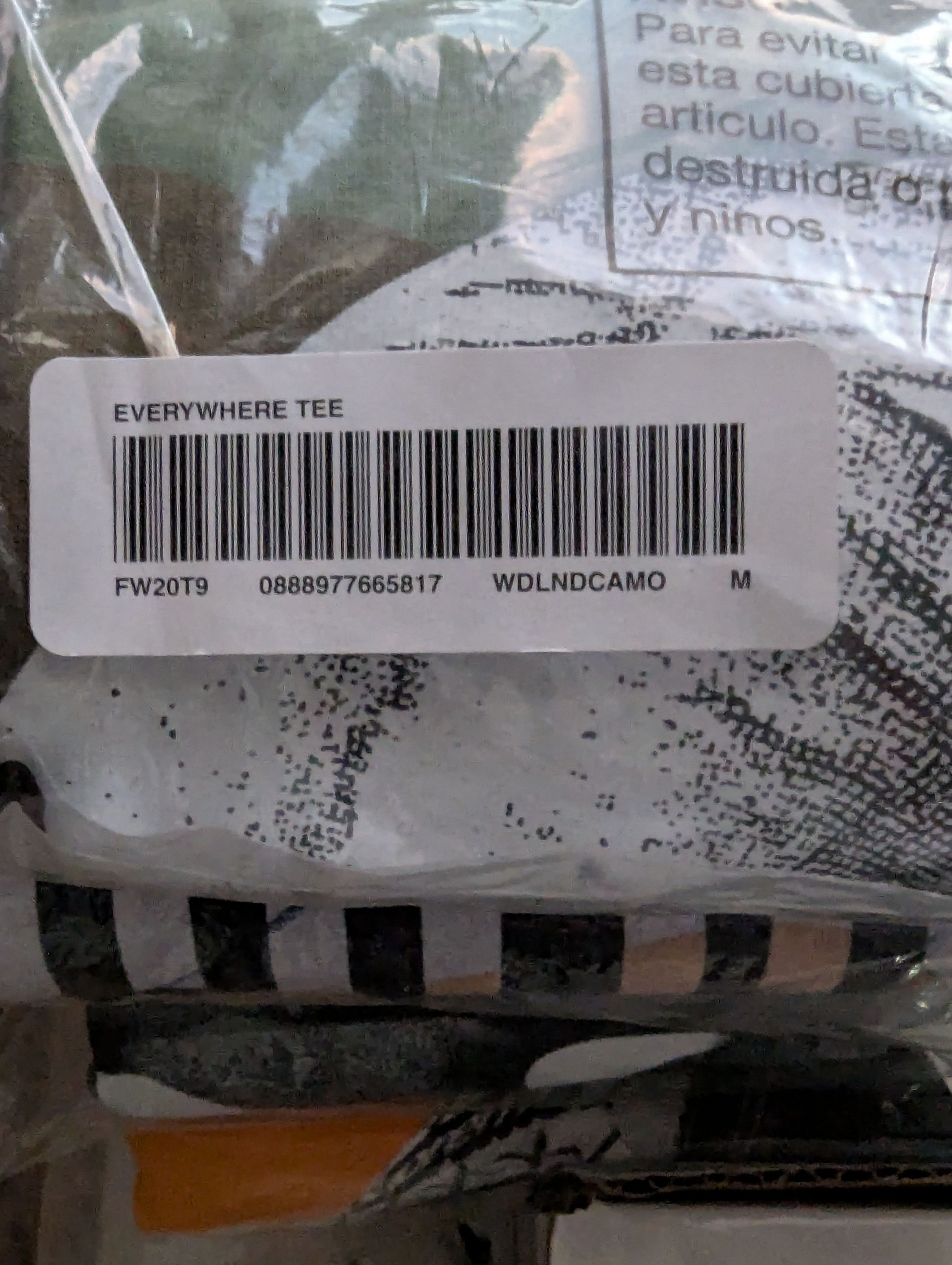 Supreme Supreme Camo Everywhere tee Size US M / EU 48-50 / 2 - 6 Thumbnail