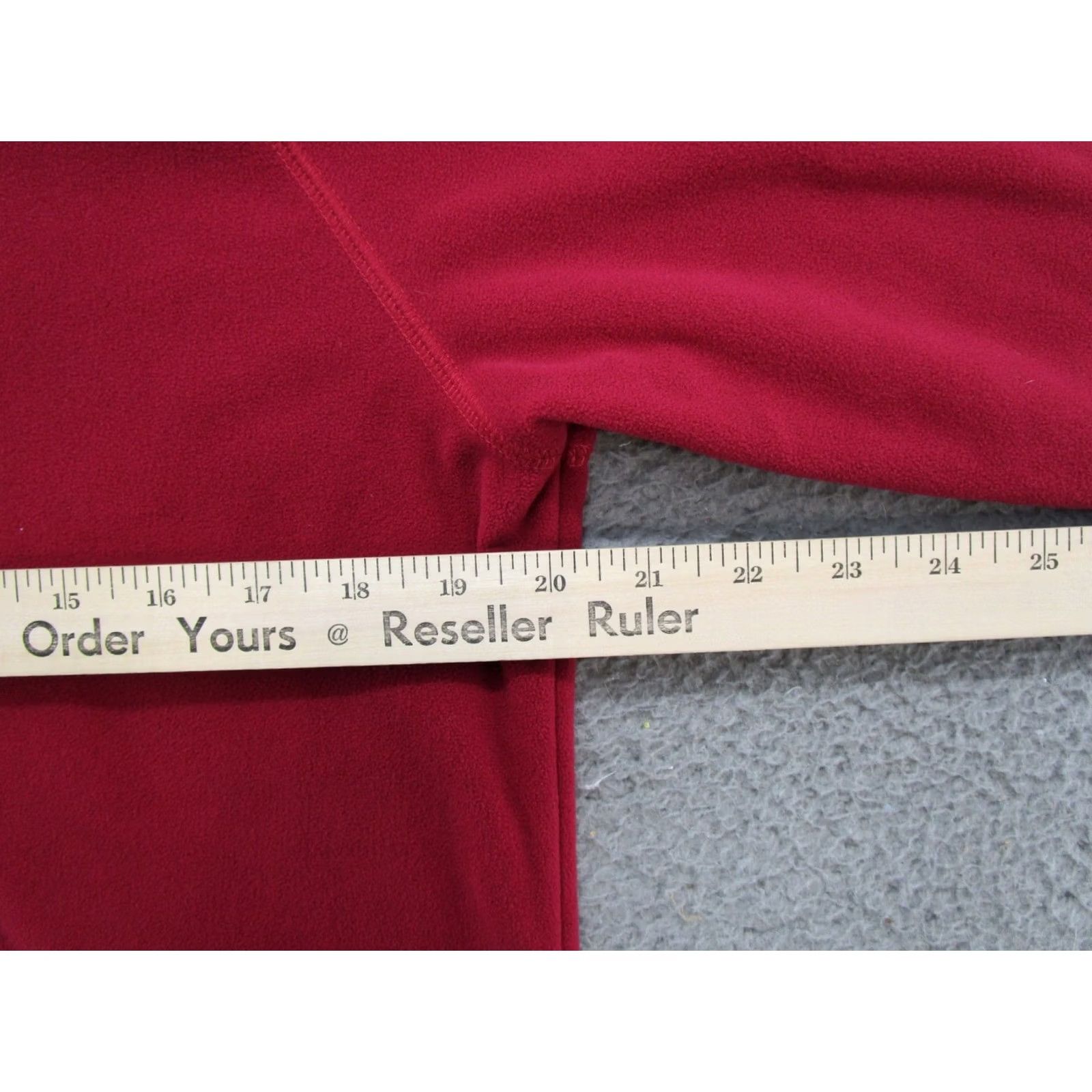 Vintage Cabela's Fleece Women’s Red 1/4 Zip Jacket Shirt Pullover Size L Outdoor Hike Womens Size L / US 10 / IT 46 - 6 Thumbnail