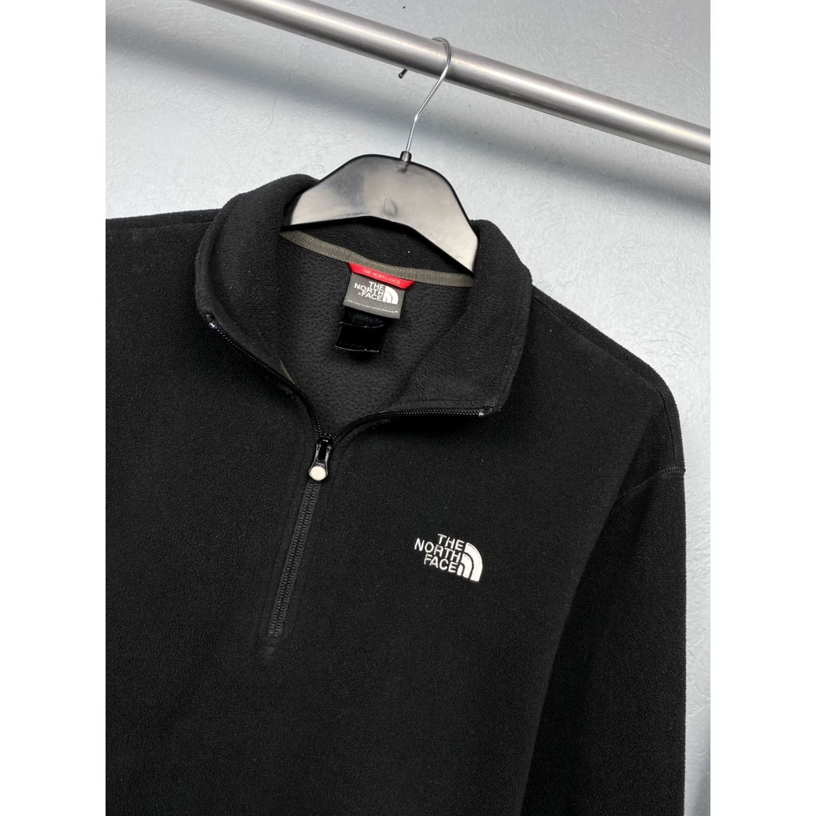 The North Face VINTAGE The North Face Mens Jacket 1/4 Zip Fleece Size L Black Size US L / EU 52-54 / 3 - 2 Thumbnail