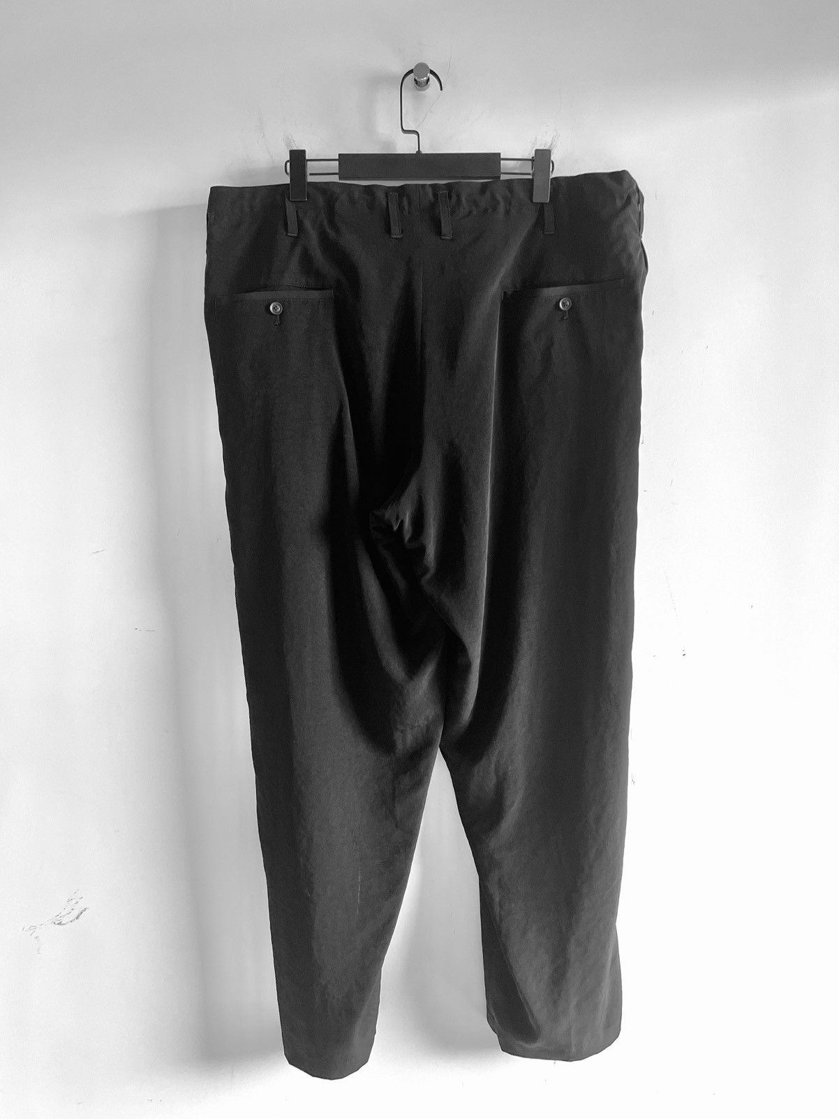 Yohji Yamamoto Yohji Yamamoto Pour Homme - Ta/TUXEDO FLAP SIDE TUCK PANTS Size US 30 / EU 46 - 2 Thumbnail