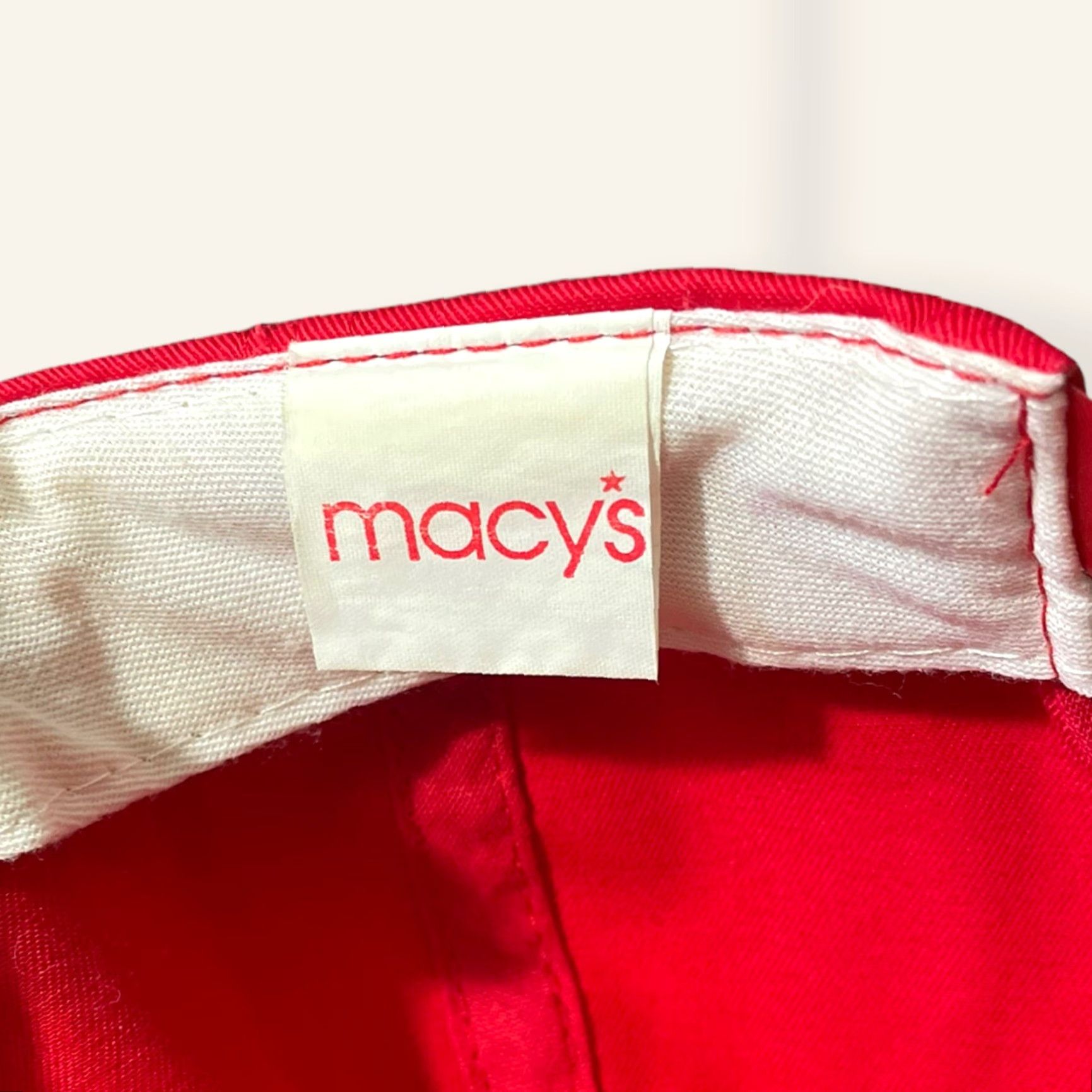 Vintage VINTAGE Macy’s Mens Hat Cap Red One Size Most Valuable Dad Snapback Size ONE SIZE - 8 Thumbnail