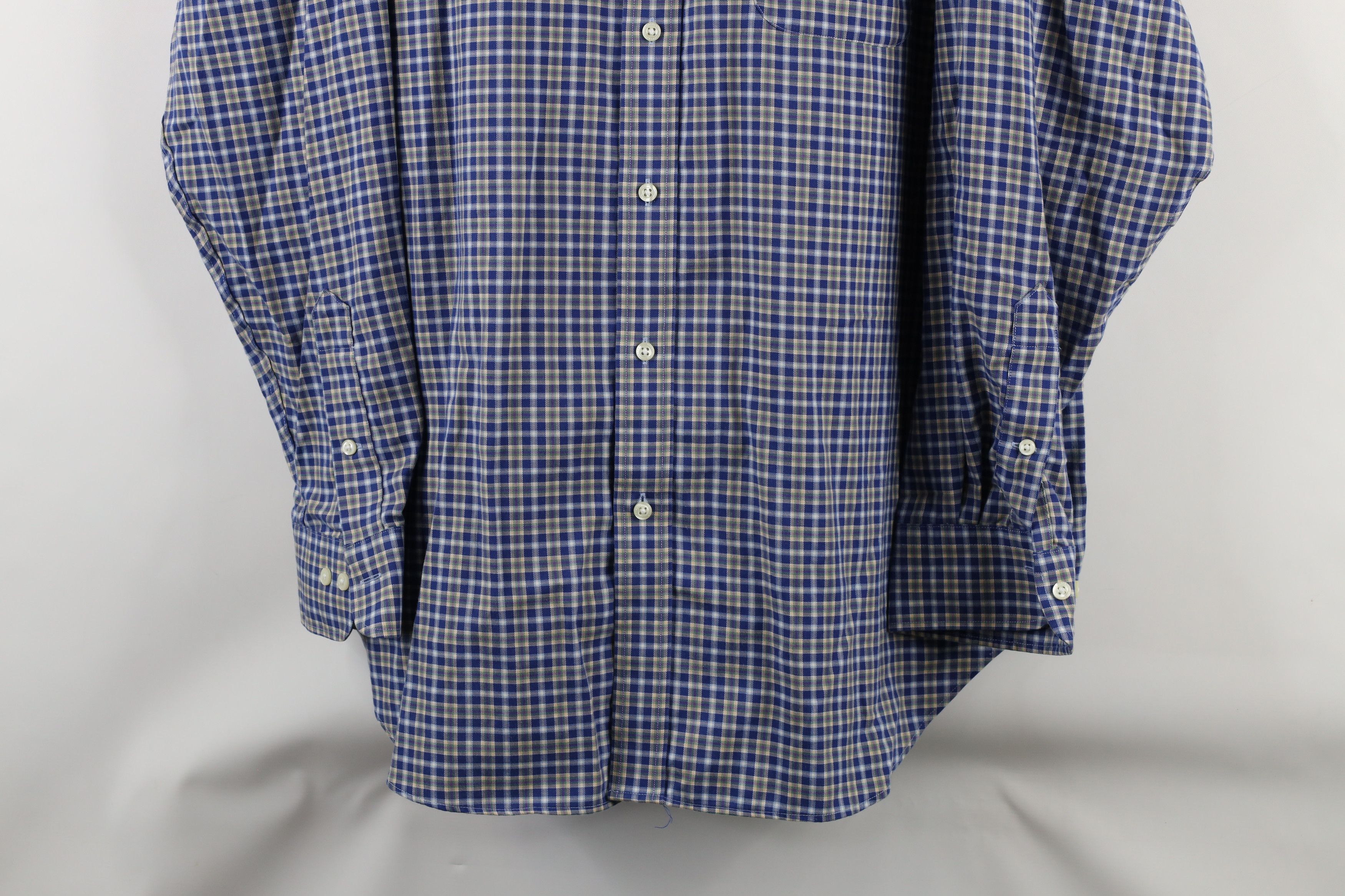 Ralph Lauren × Vintage Ralph Lauren Fit Non Iron Collard Button Down Shirt Plaid Size US L / EU 52-54 / 3 - 3 Thumbnail