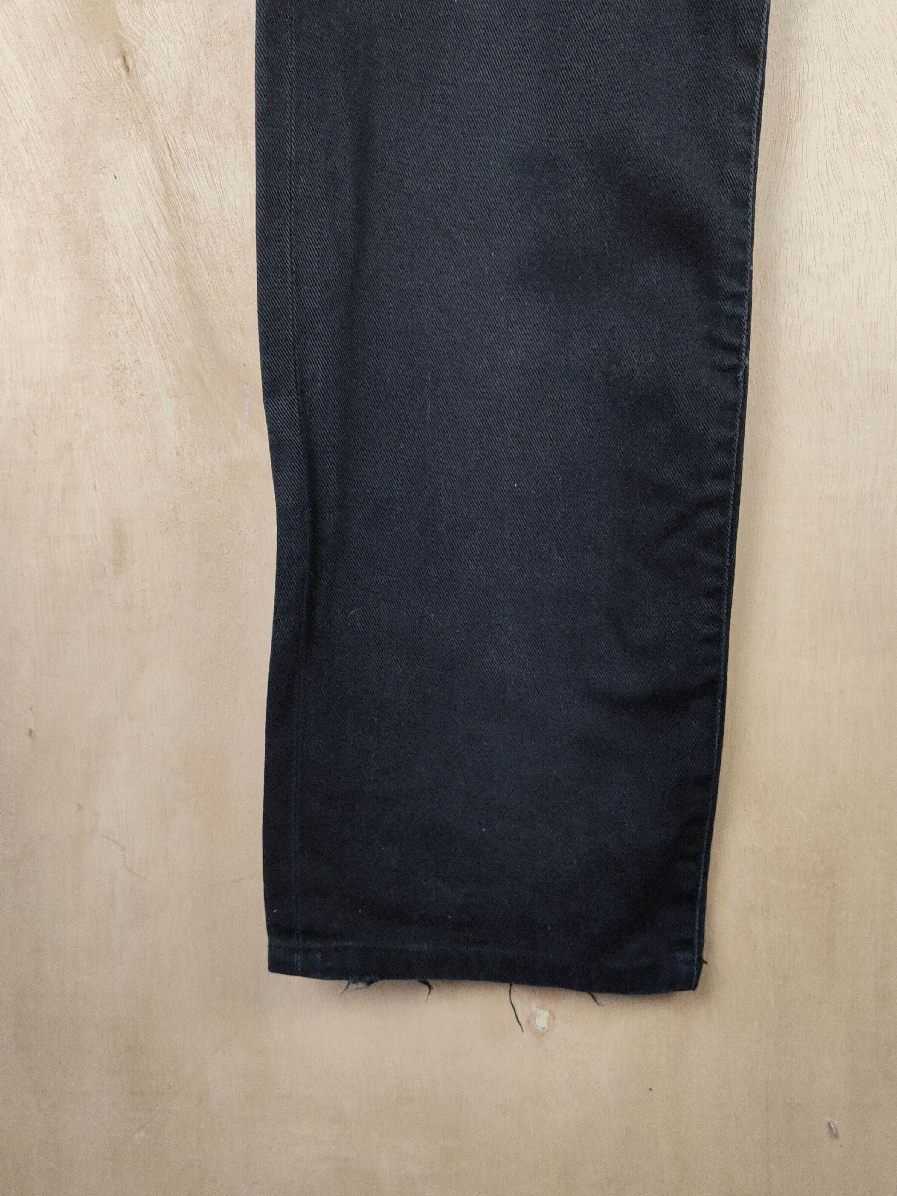 Japanese Brand Japanese Brand Black Distressed Ripped Jeans #S2489 Size US 32 / EU 48 - 4 Thumbnail