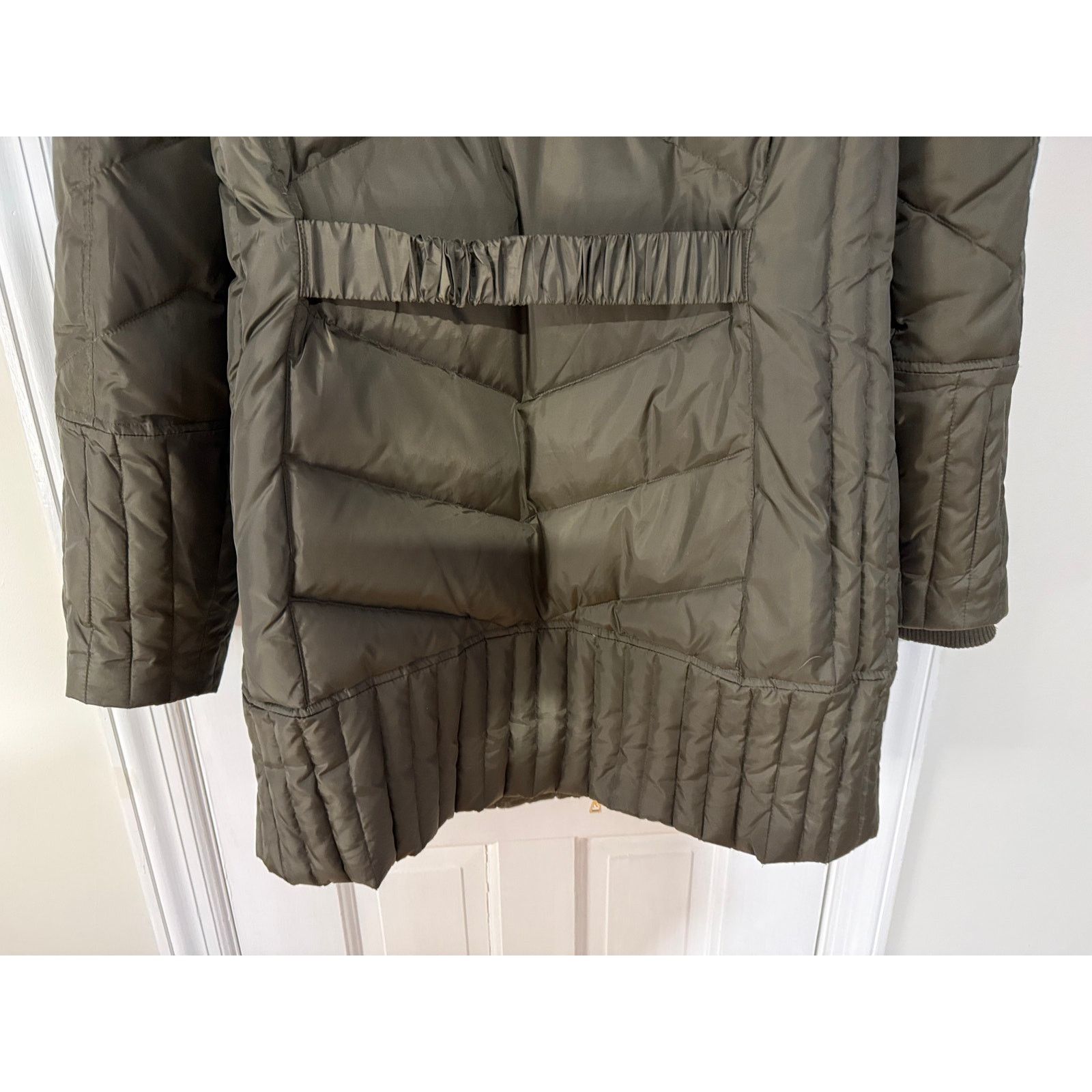 Sam Edelman Sam Edelman Brown/Green Quilted Down Anorak Women's - Large Size L / US 10 / IT 46 - 7 Thumbnail