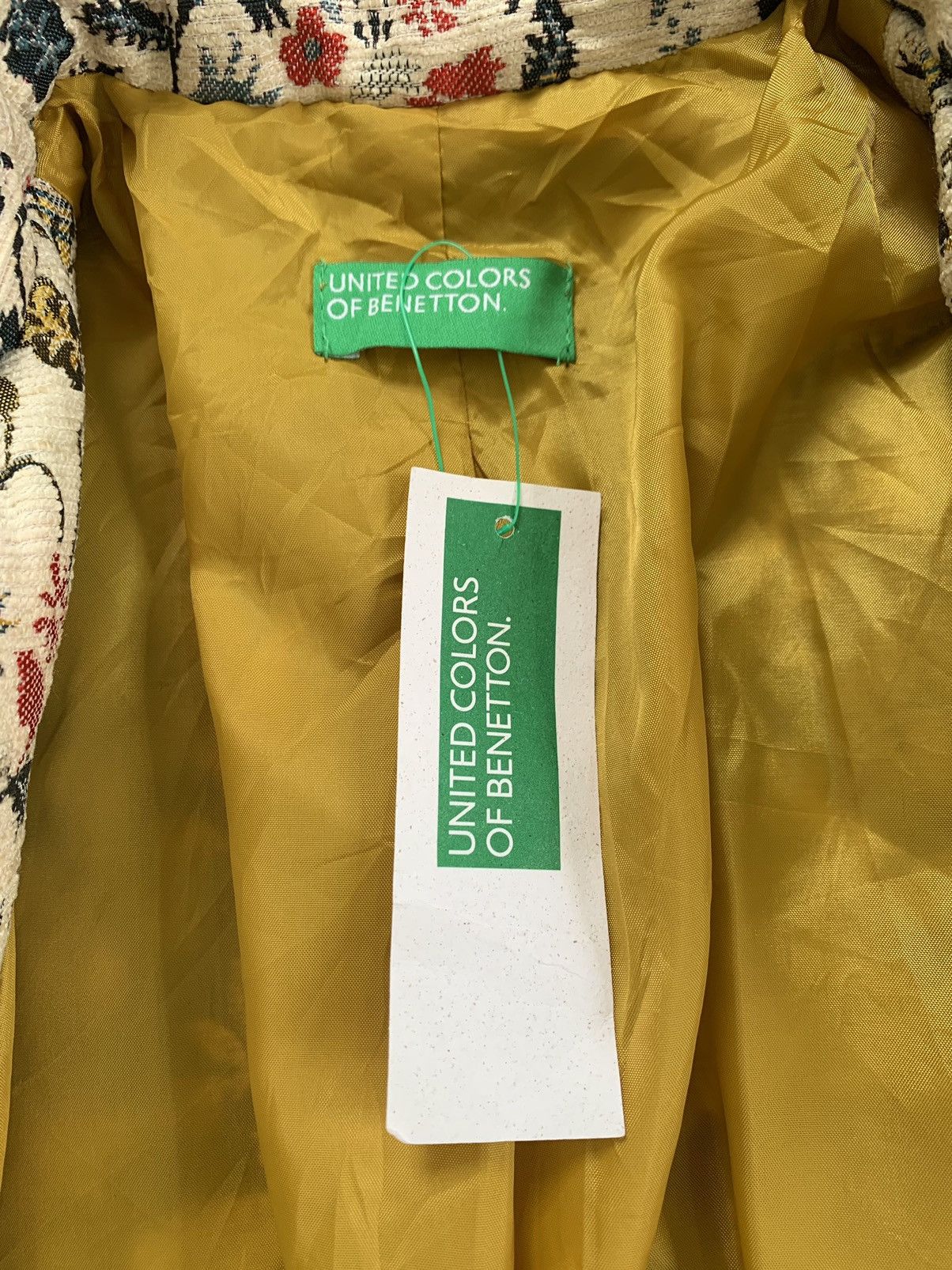 United Colors Of Benetton Cozy Flowers Art United Colors Of Benetton Jacket Size M / US 6-8 / IT 42-44 - 11 Thumbnail