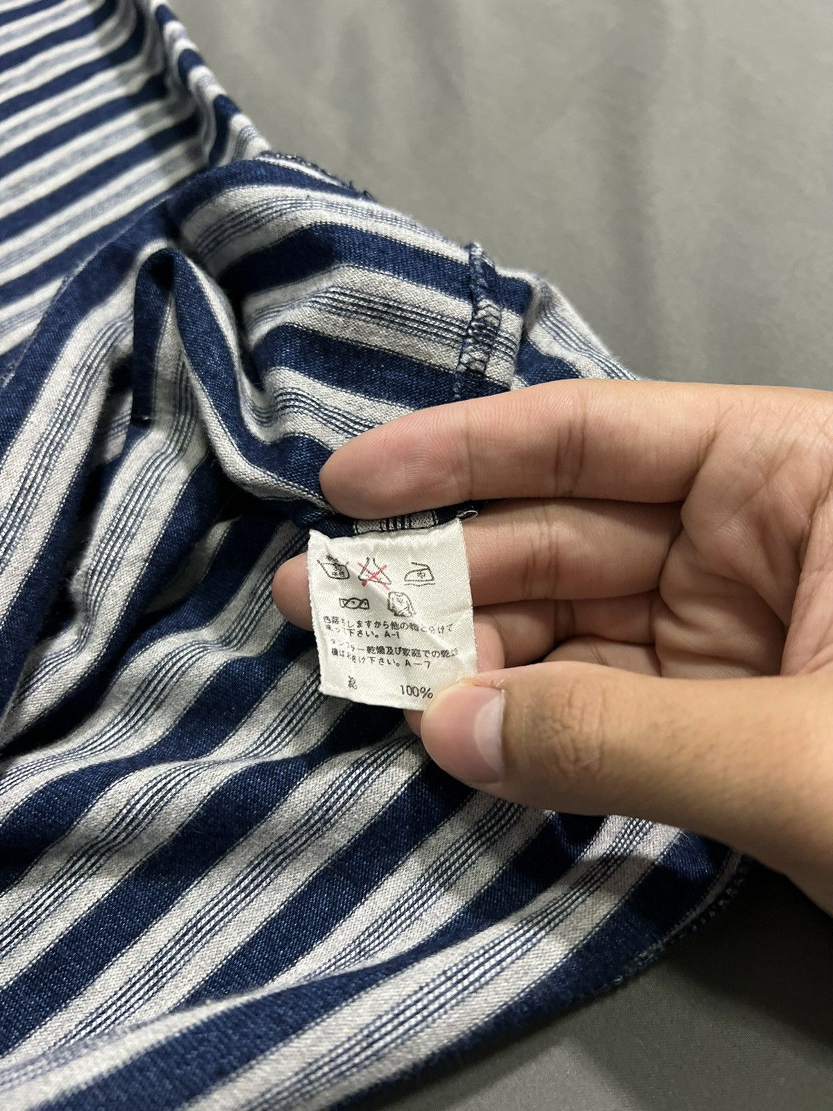 Vintage Issey Miyake Striped Single Stitch T-Shirt Size XS / US 0-2 / IT 36-38 - 10 Thumbnail
