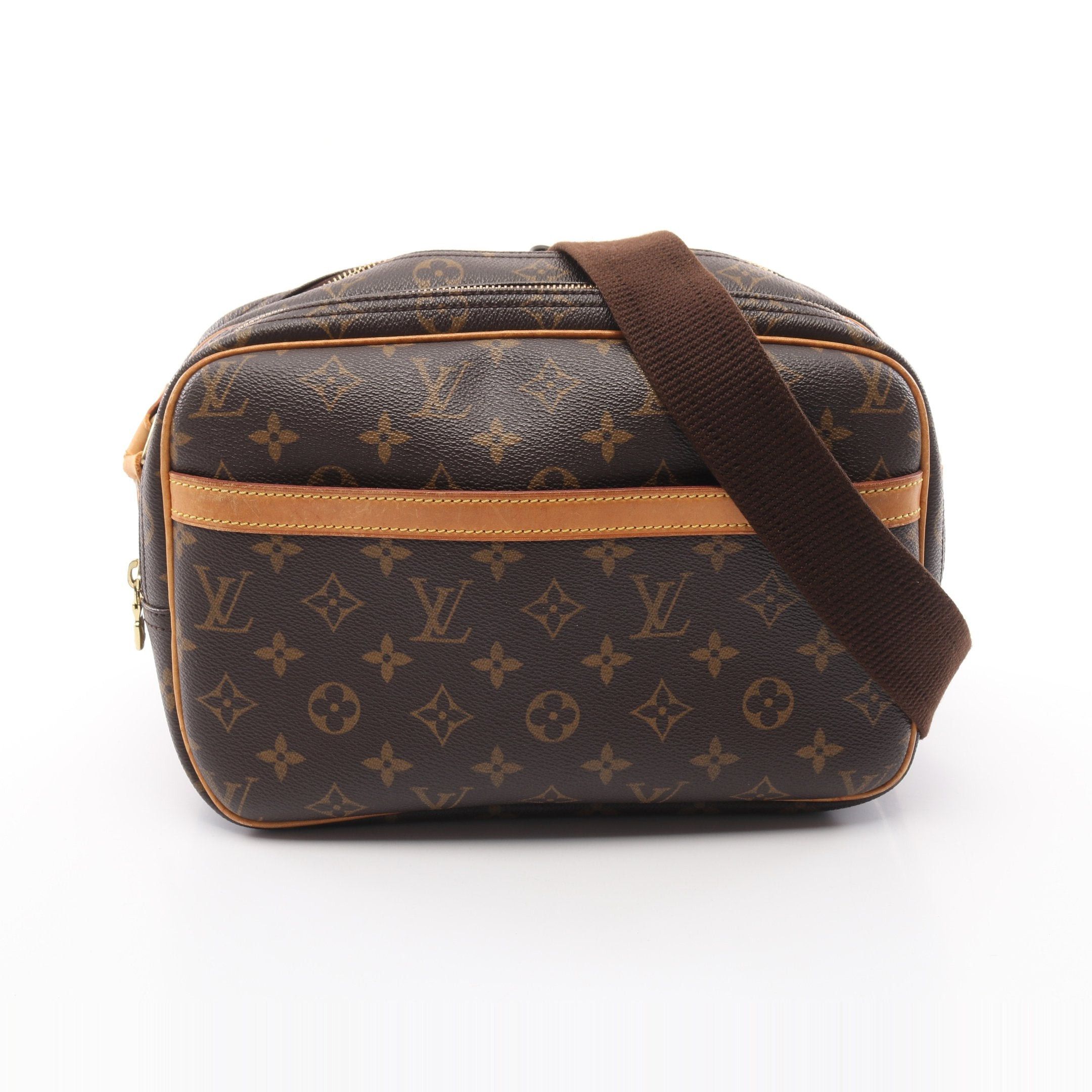 Louis Vuitton Louis Vuitton Reporter Pm Monogram Shoulder Bag Leather Brown Size ONE SIZE - 1 Thumbnail
