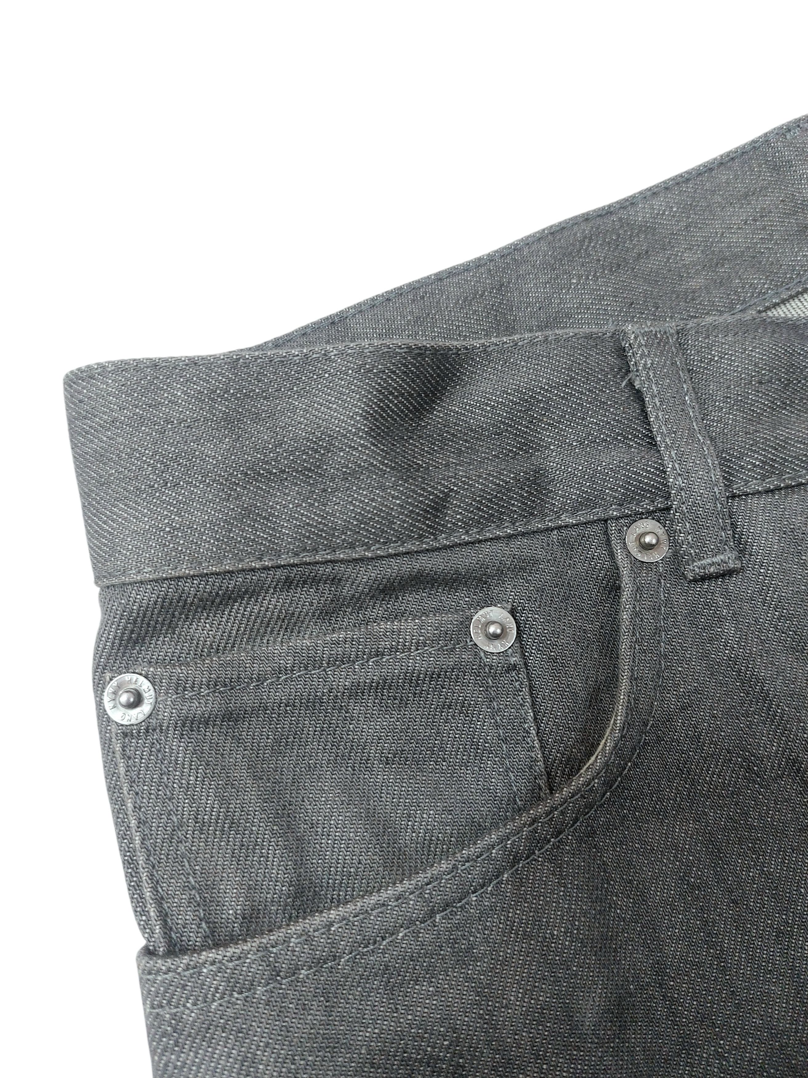 Helmut Lang Helmut Lang Treated Raw Denim Low Waist Contour Fit Size US 29 - 7 Thumbnail