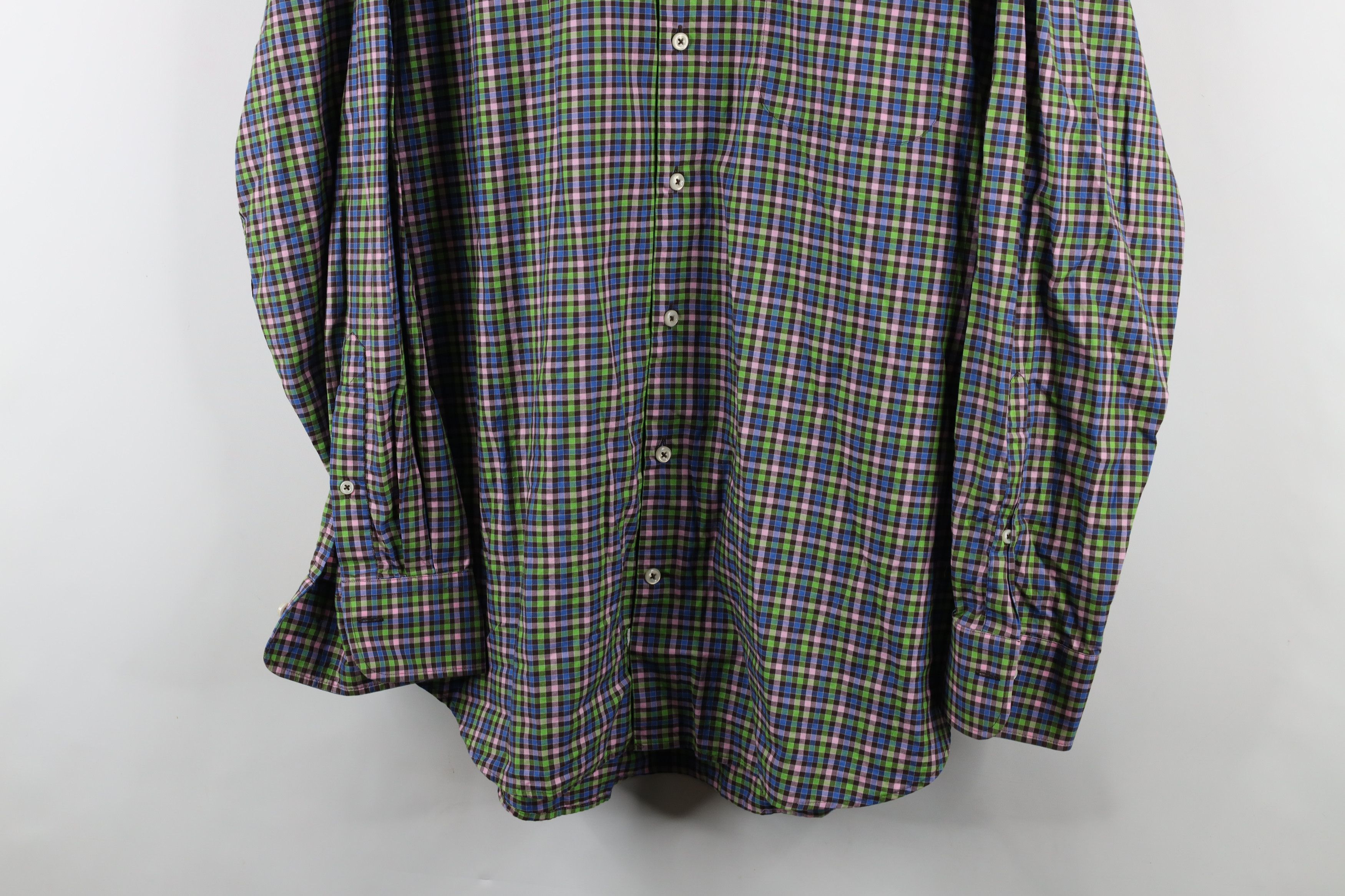 Peter Millar × Vintage Vintage Peter Millar Rainbow Collared Button Down Shirt Size US L / EU 52-54 / 3 - 3 Thumbnail