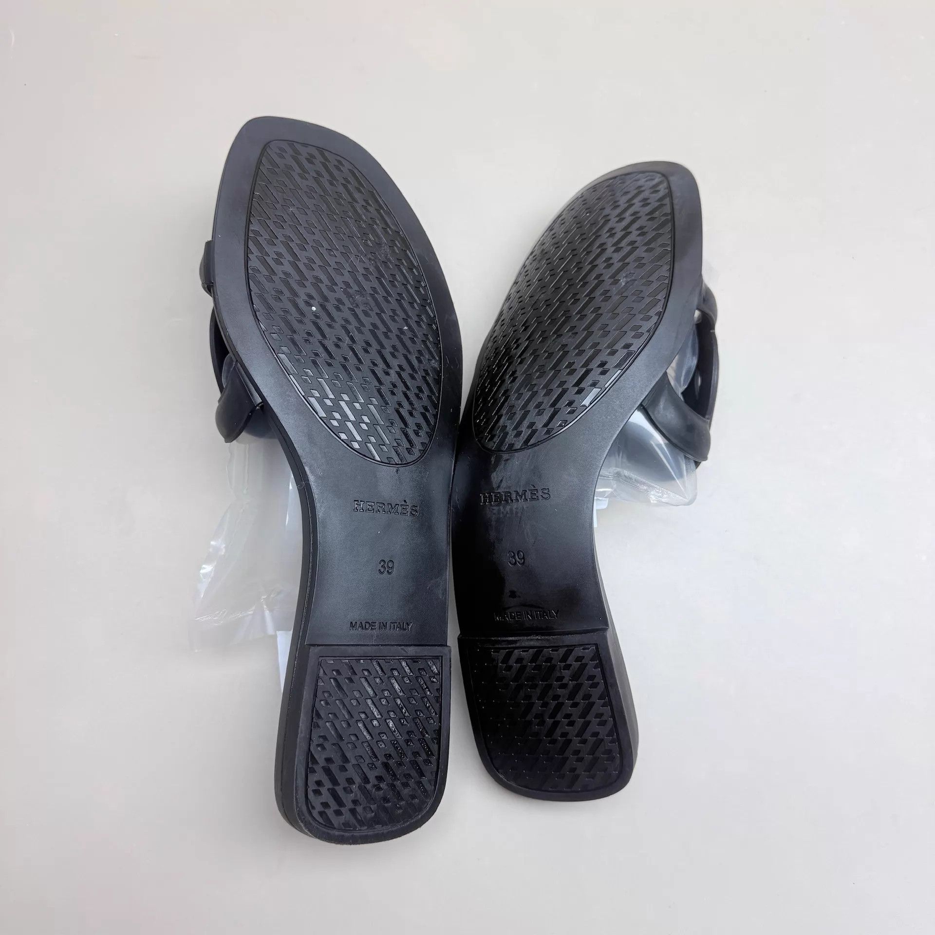Hermes Hermes Black Pig Nose Slippers 39 95 New Size US 8.5 / IT 38.5 - 6 Thumbnail