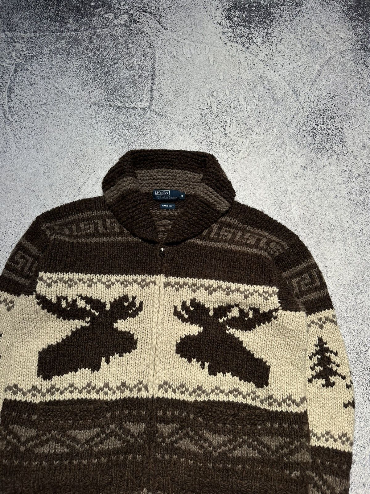 Polo Ralph Lauren Very Rare RRL Polo Ralph Lauren Hand Knit Covichan Sweater Size US M / EU 48-50 / 2 - 7 Thumbnail