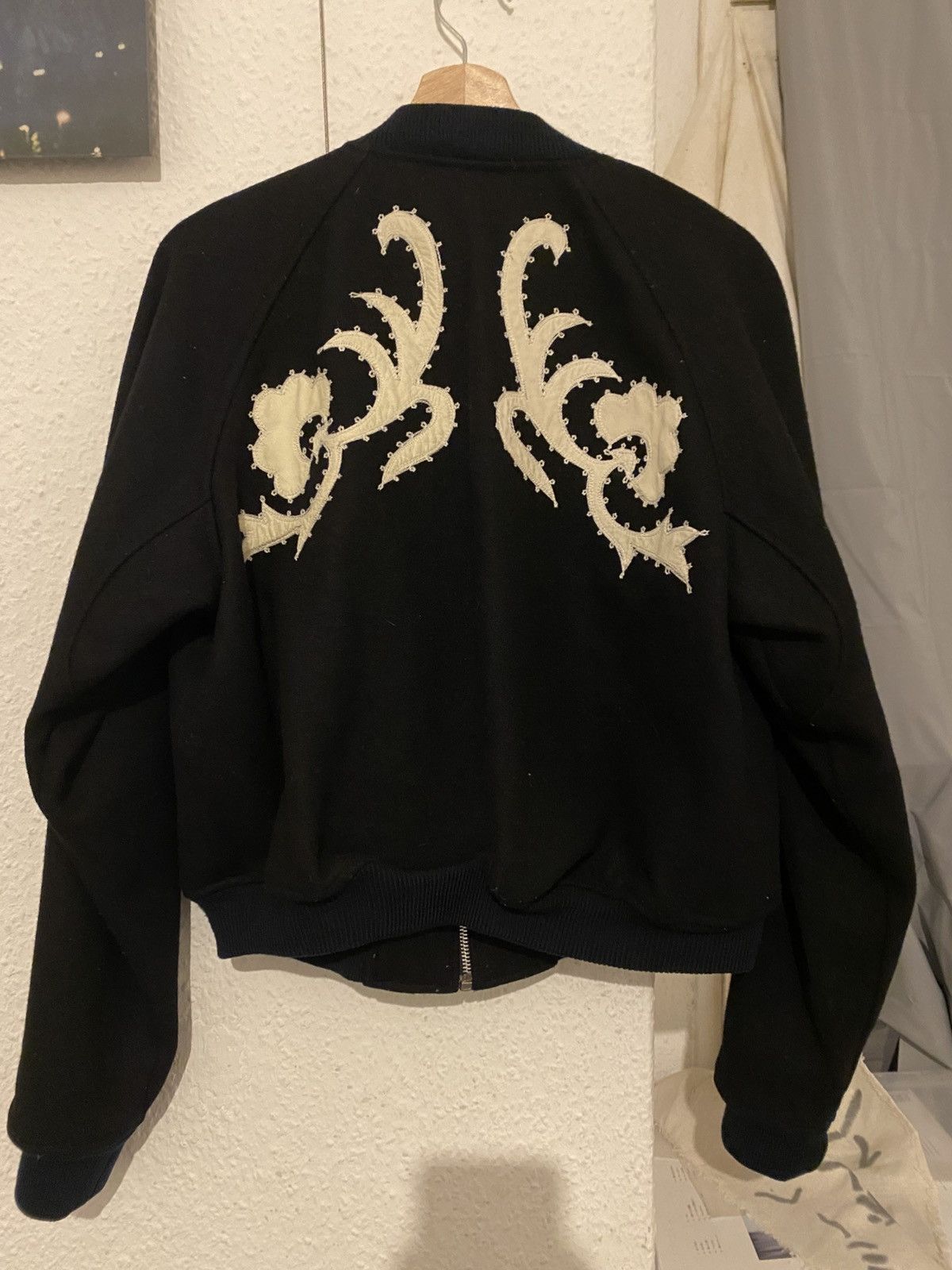 Hysteric Glamour Super rare 90s hysteric glamour cropped versity jacket Size US M / EU 48-50 / 2 - 3 Thumbnail