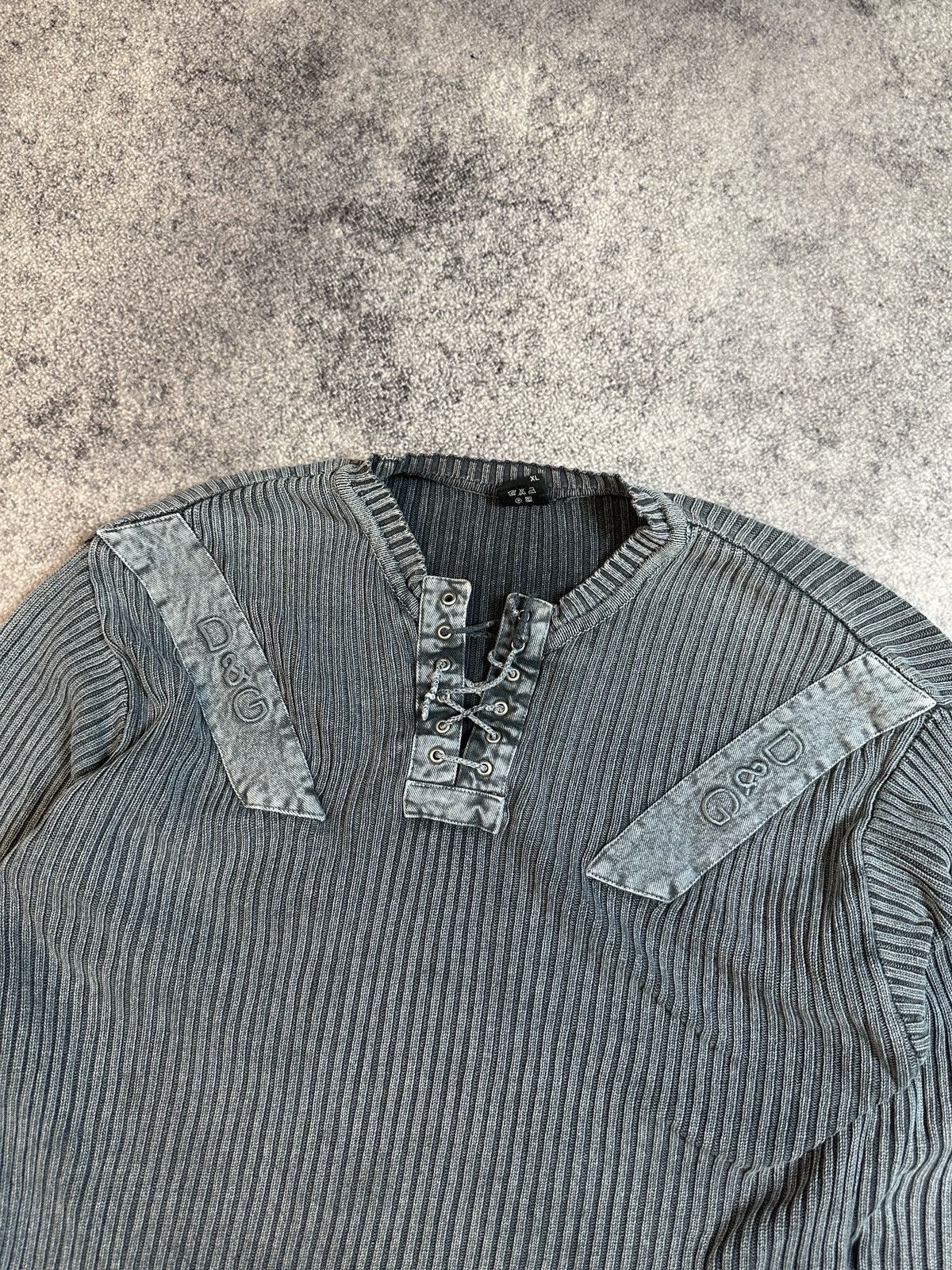 Other Y2K Vintage Dolce&Gabbana Sweater Very Rare 90s Avant Garde Size US M / EU 48-50 / 2 - 2 Thumbnail