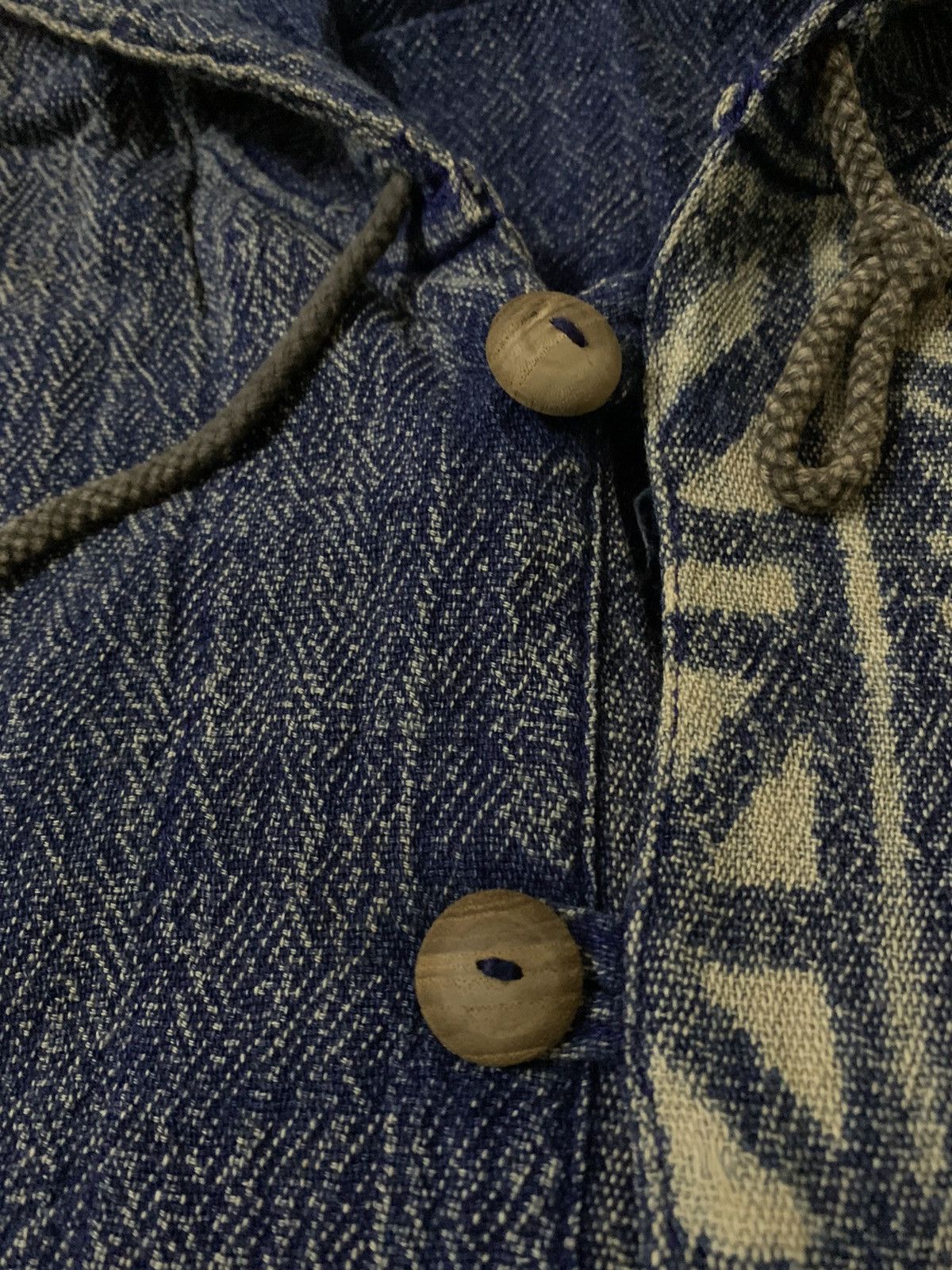 Japanese Brand Vintage Japanese Indigo Blue Patchwork Denim Jacket Size US L / EU 52-54 / 3 - 9 Thumbnail