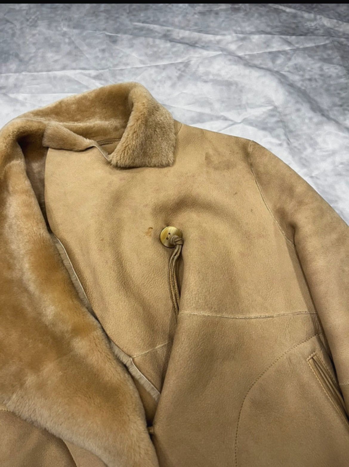 Issey Miyake Issey Miyake Shearling Leather Jacket Vintage Avant Garde Size M / US 6-8 / IT 42-44 - 8 Thumbnail