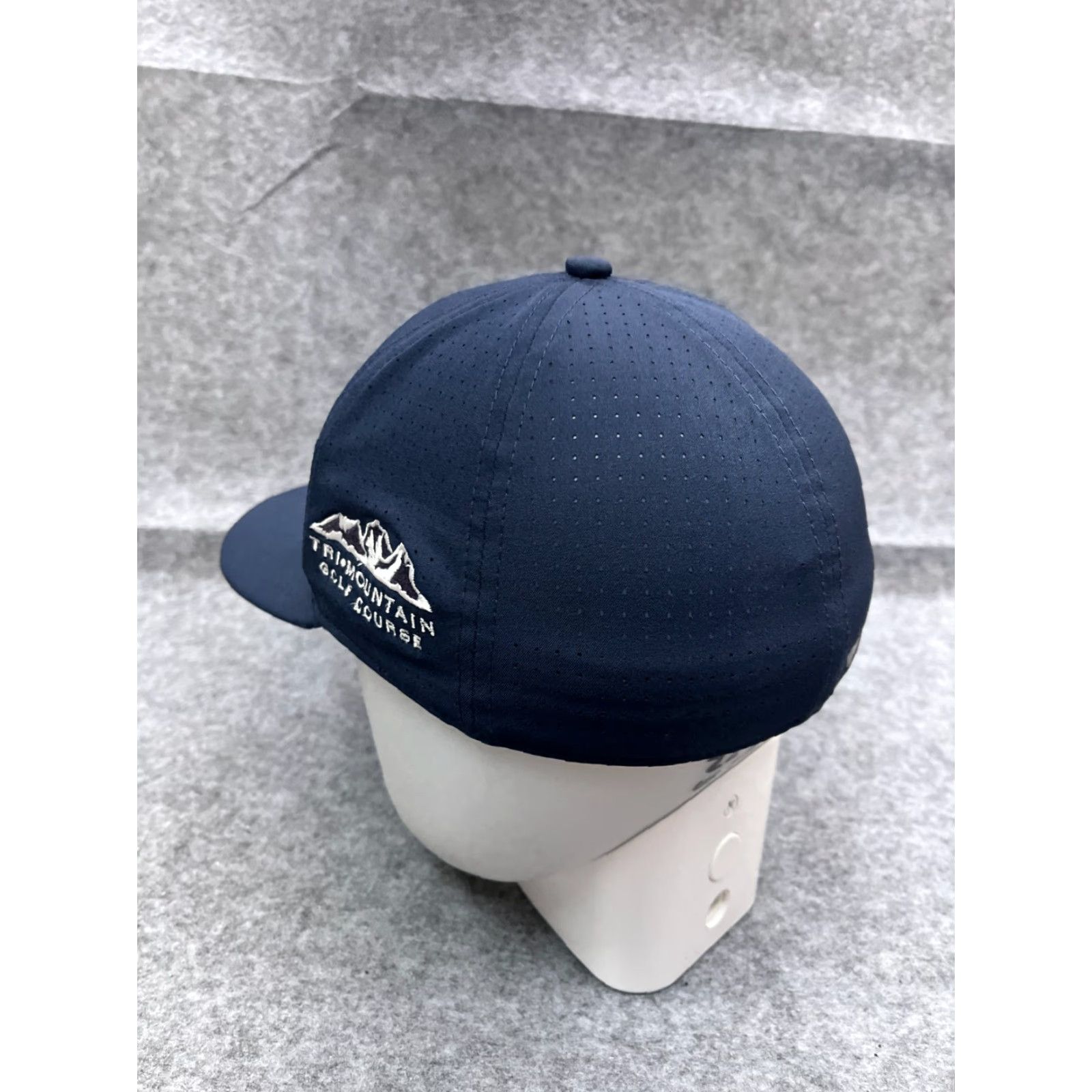 Nike Nike Tiger Woods Hat Cap Fitted Adult Large Blue Polyester Blend Tri Mountain Golf Hat Mens L Blue Nike Golf Hat Size ONE SIZE - 6 Thumbnail