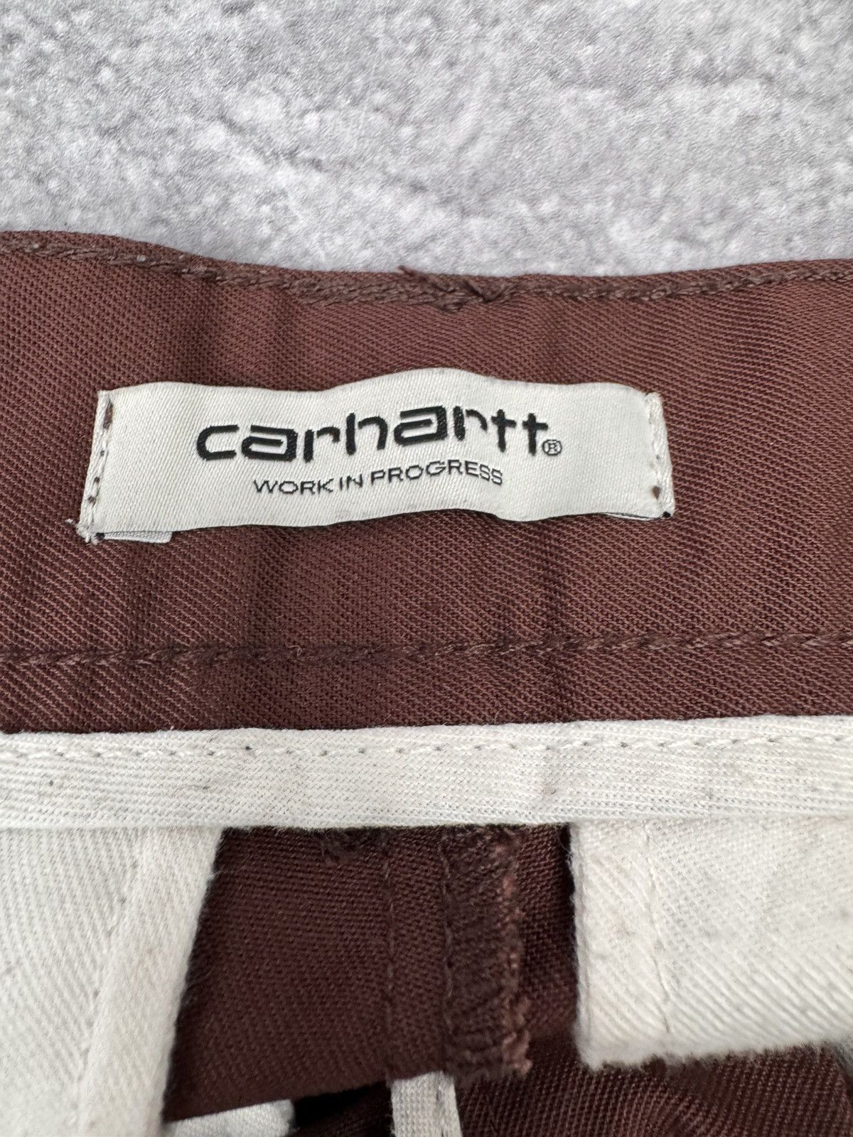 Carhartt Carhartt Chino Men Pants Brown Straight Fit Size 32 Size US 32 / EU 48 - 7 Thumbnail